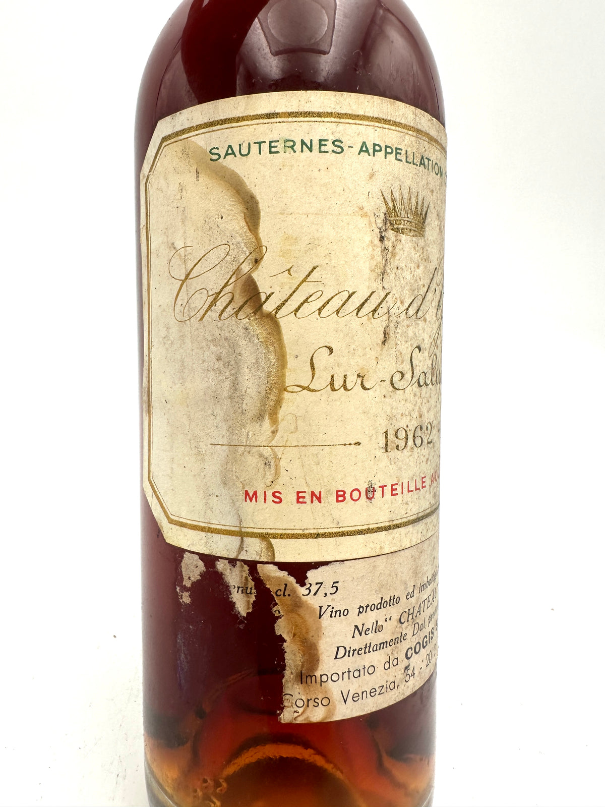 1962 - Chateau d'Yquem - Sauternes - 0.375L