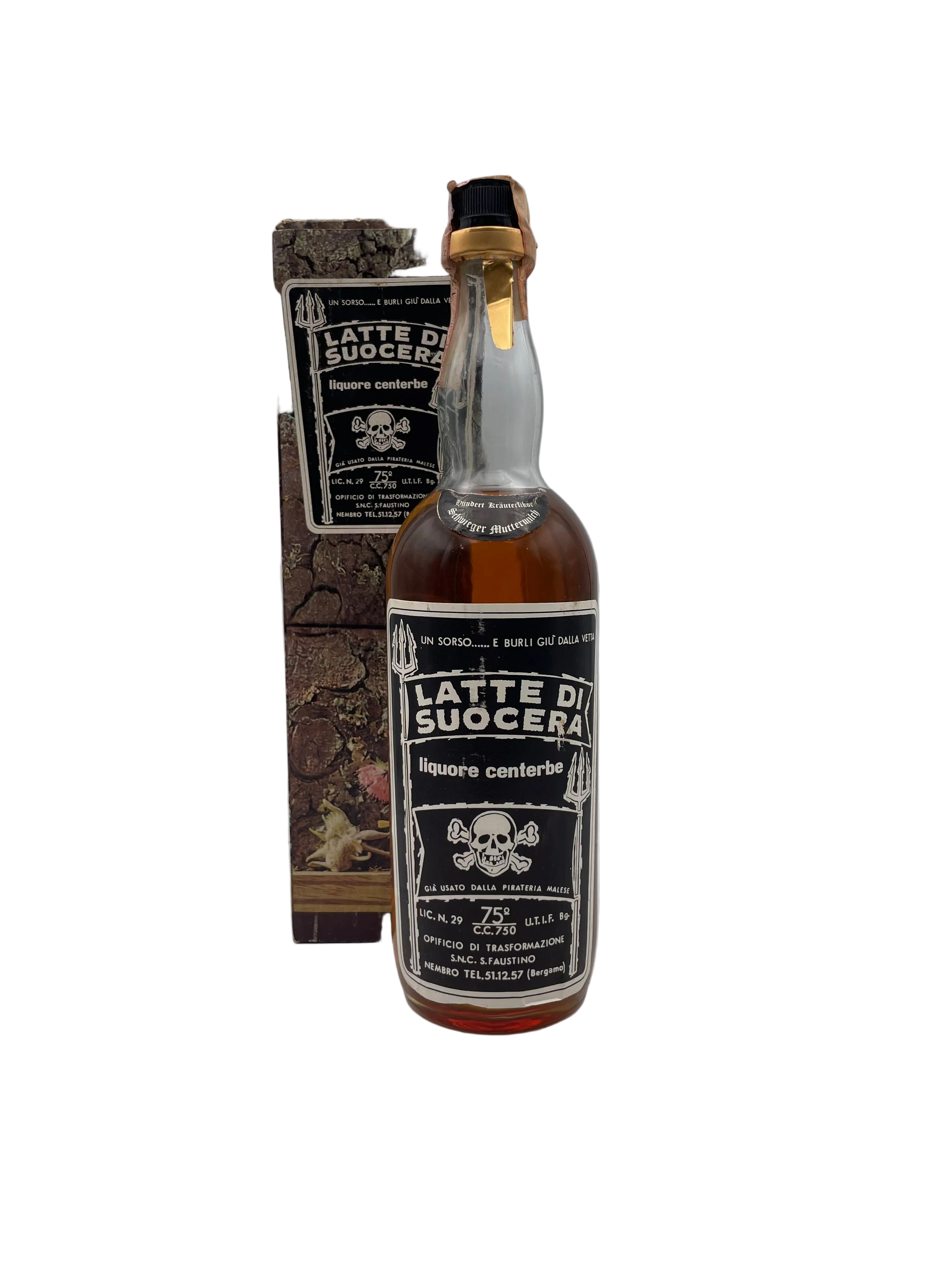 S. Faustino - Latte di Suocera Liquore Centerbe - Anni '70s