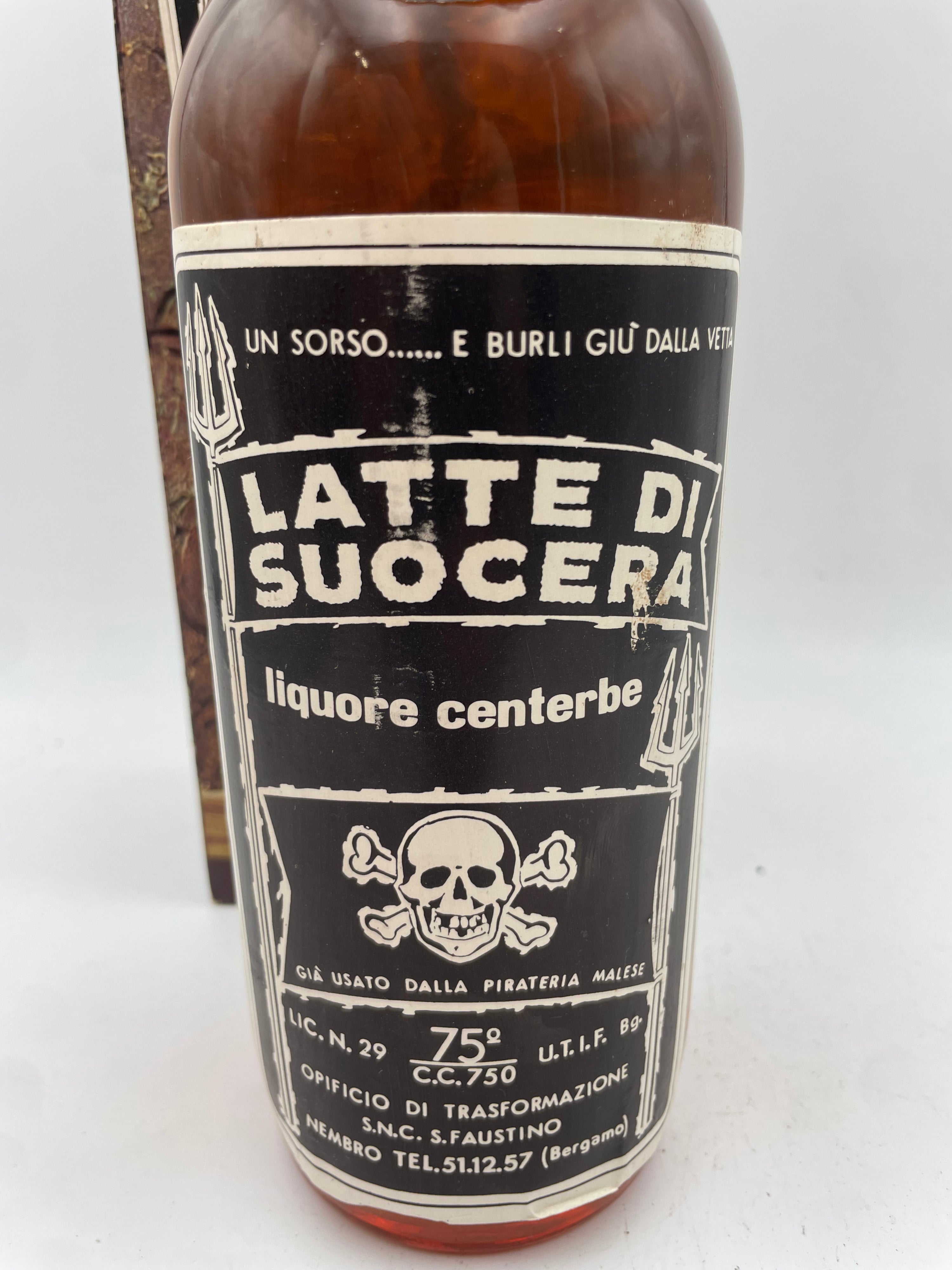 S. Faustino - Mother-in-Law's Milk Herbal Liqueur - 1970s