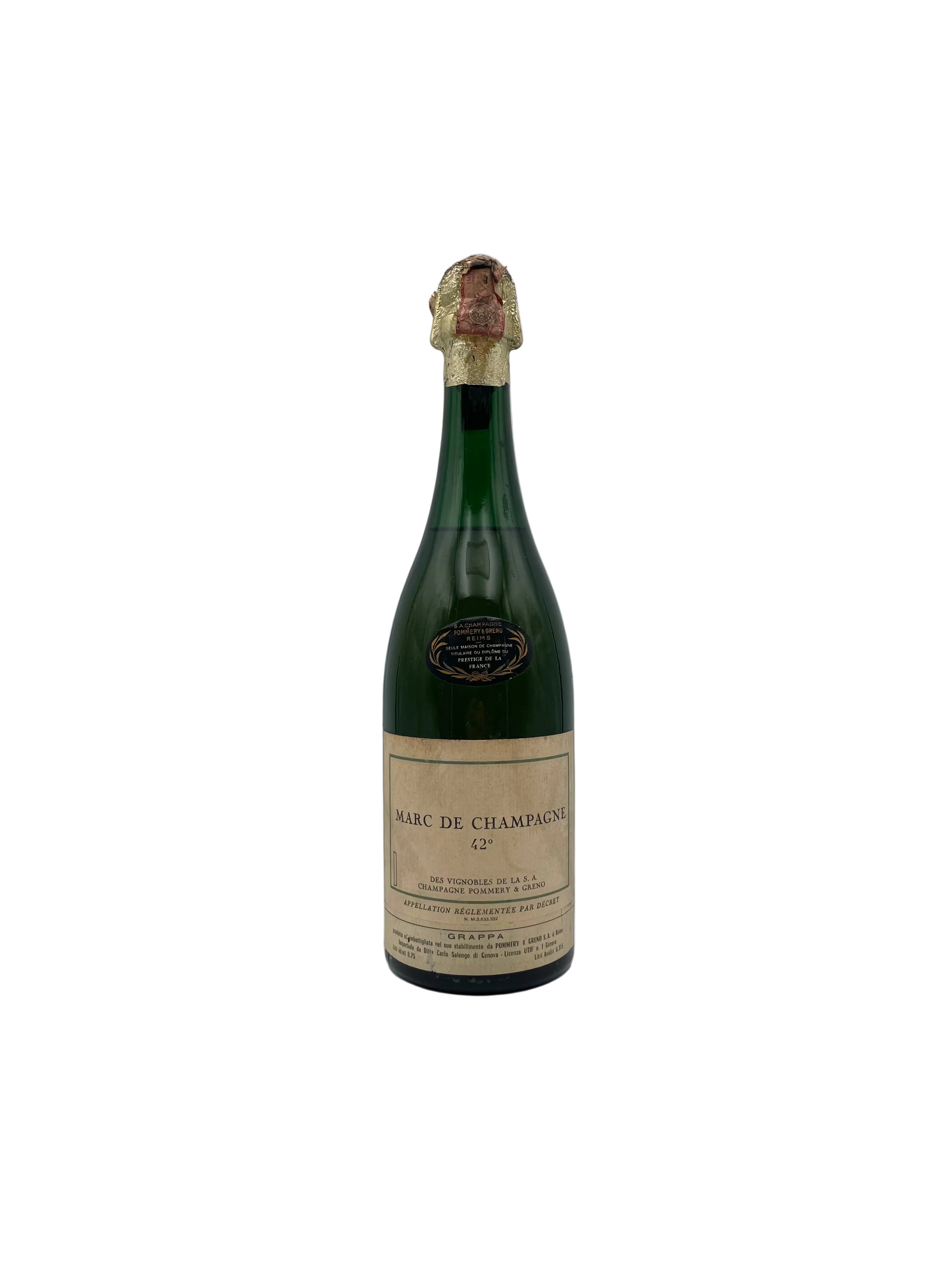 Pommery & Greno - Marc de Champagne - Anni '70s