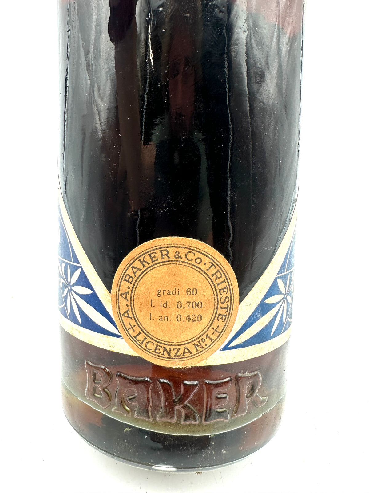 A.A. Baker - Australian Rum - Stella Seal 1950s