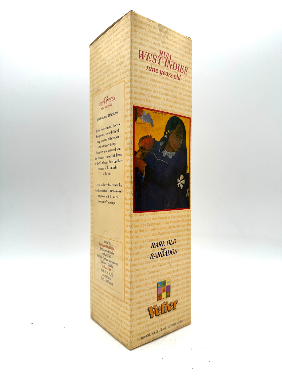 1987 - West Indies Rum Distillery - 9-Year-Old Rare Old Barbados Rum - Velier