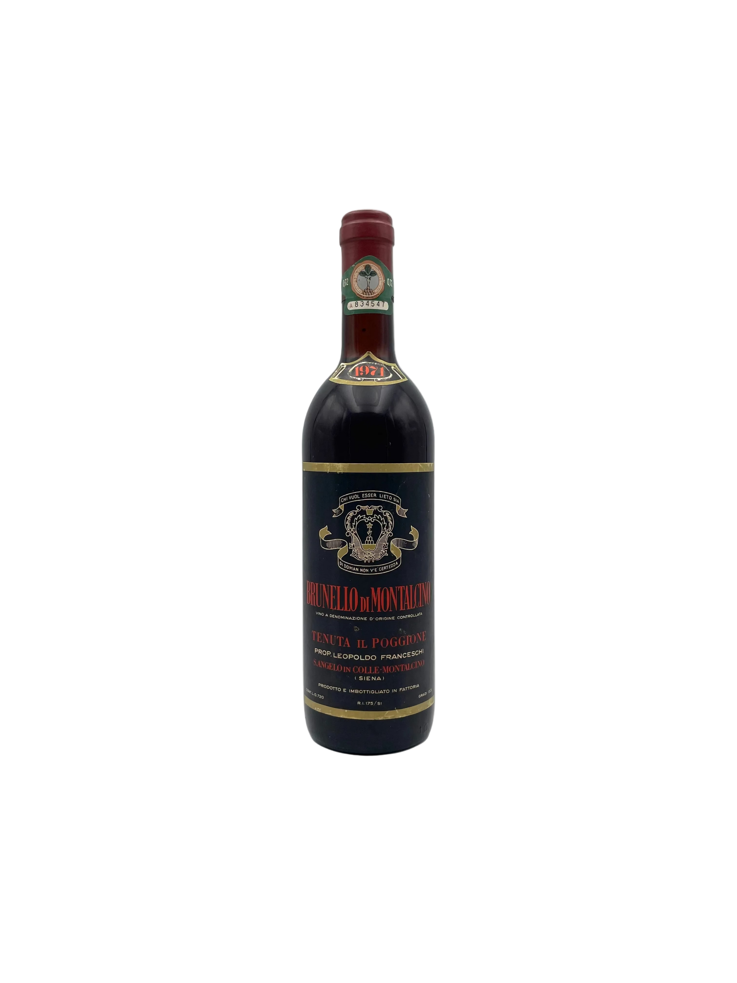 1971 - Tenuta Il Poggione - Brunello di Montalcino