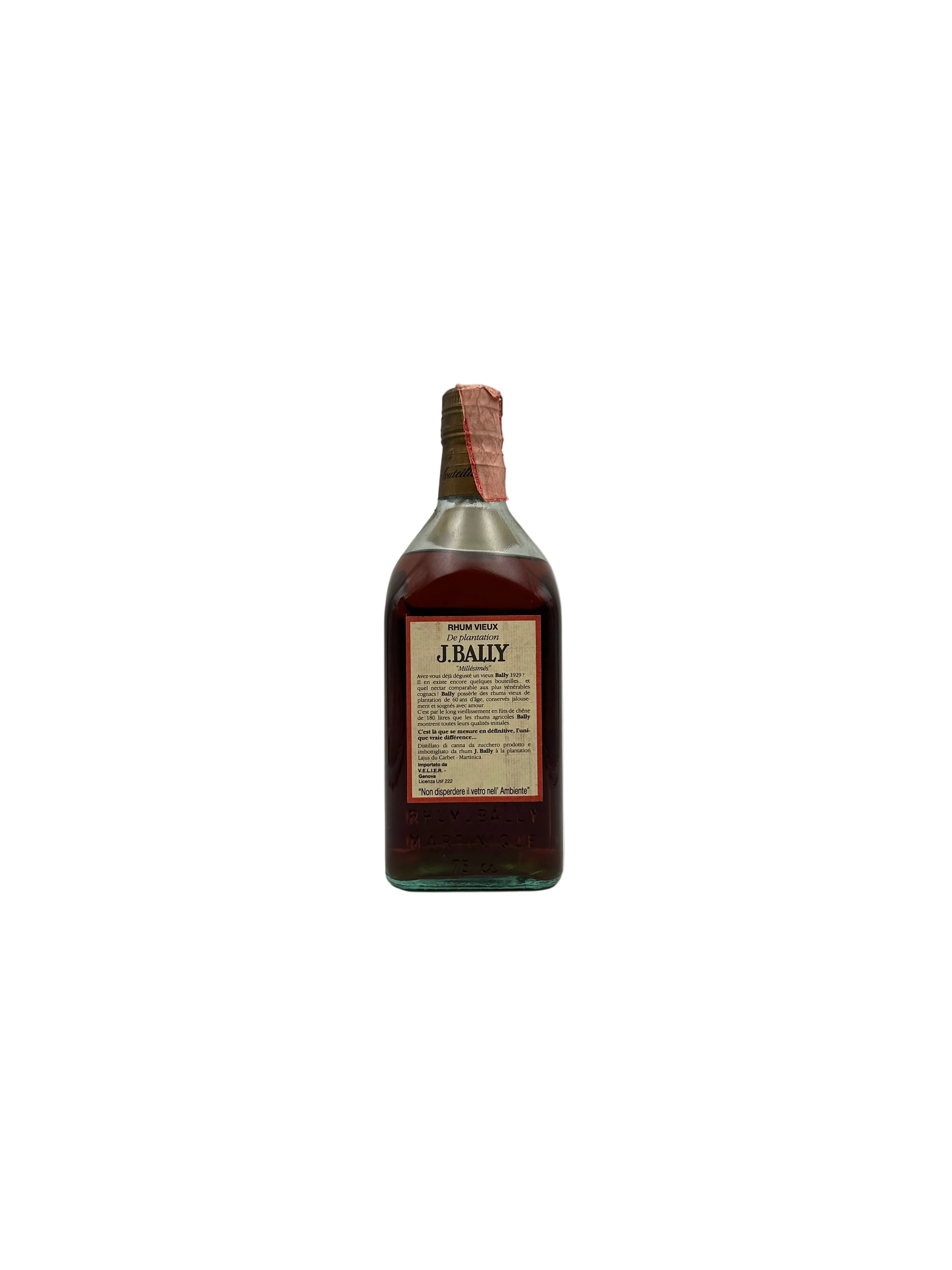 1985 - J. Bally - Rhum Vieux Agricole