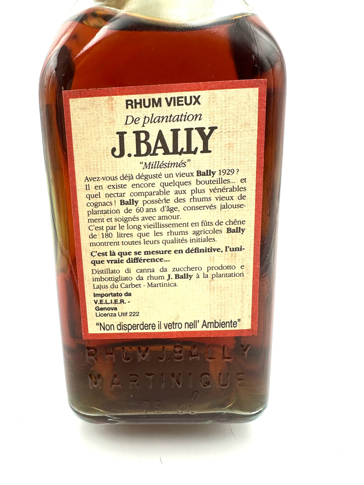 1985 - J. Bally - Old Agricultural Rum