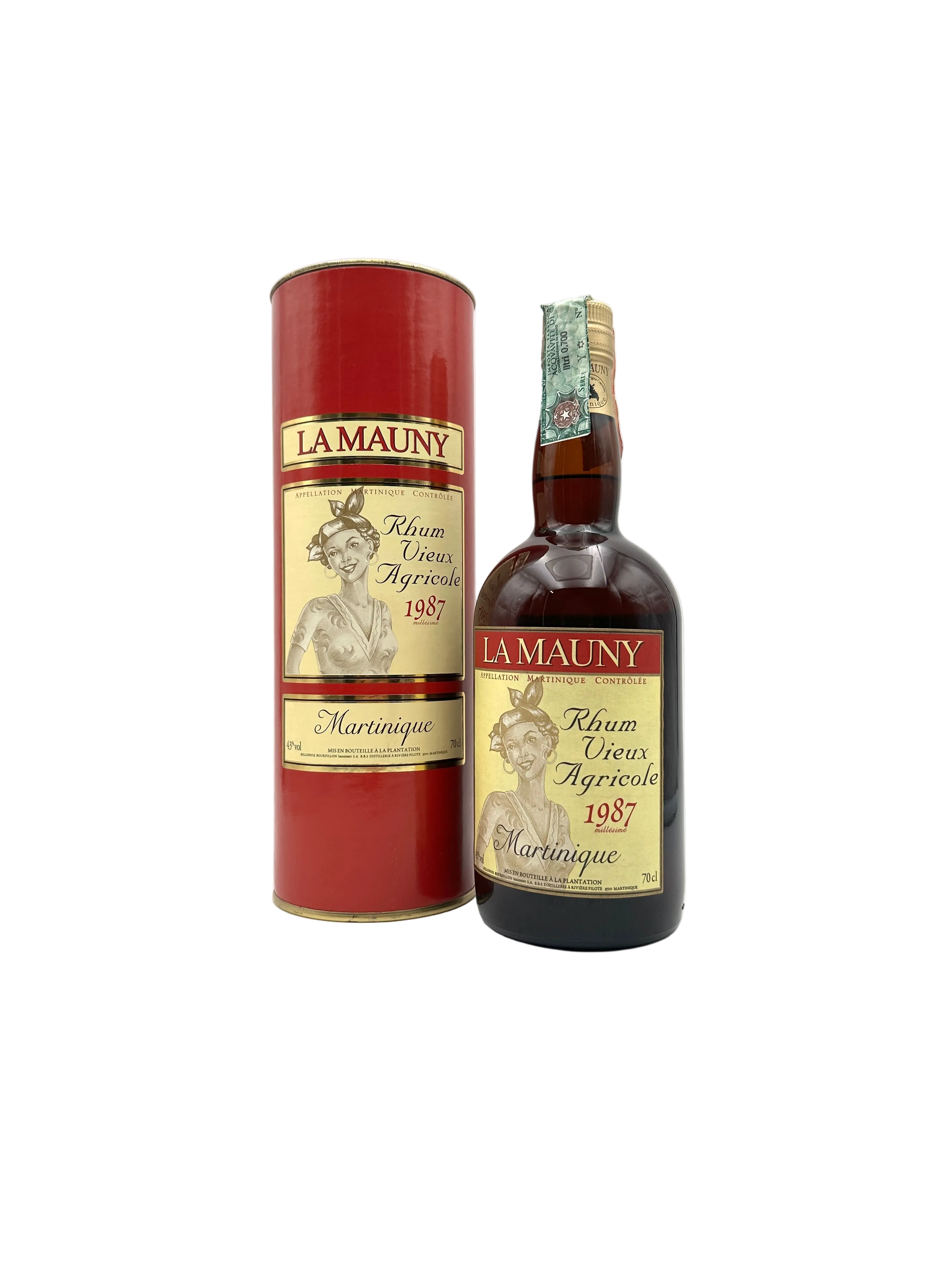 1987 - La Mauny - Rhum Vieux Agricole