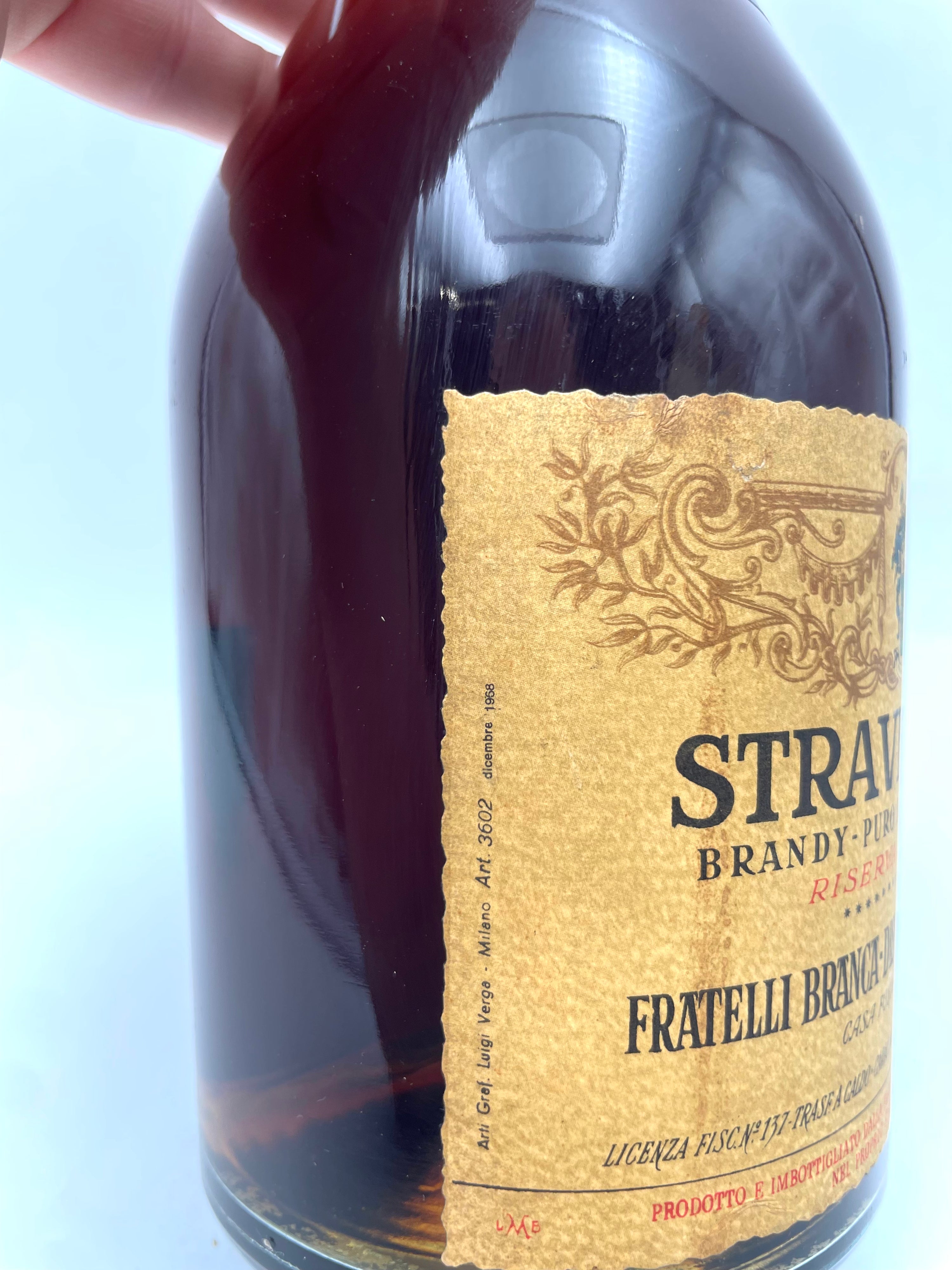 1968 - Fratelli Branca - Special Reserve Stravecchio Brandy