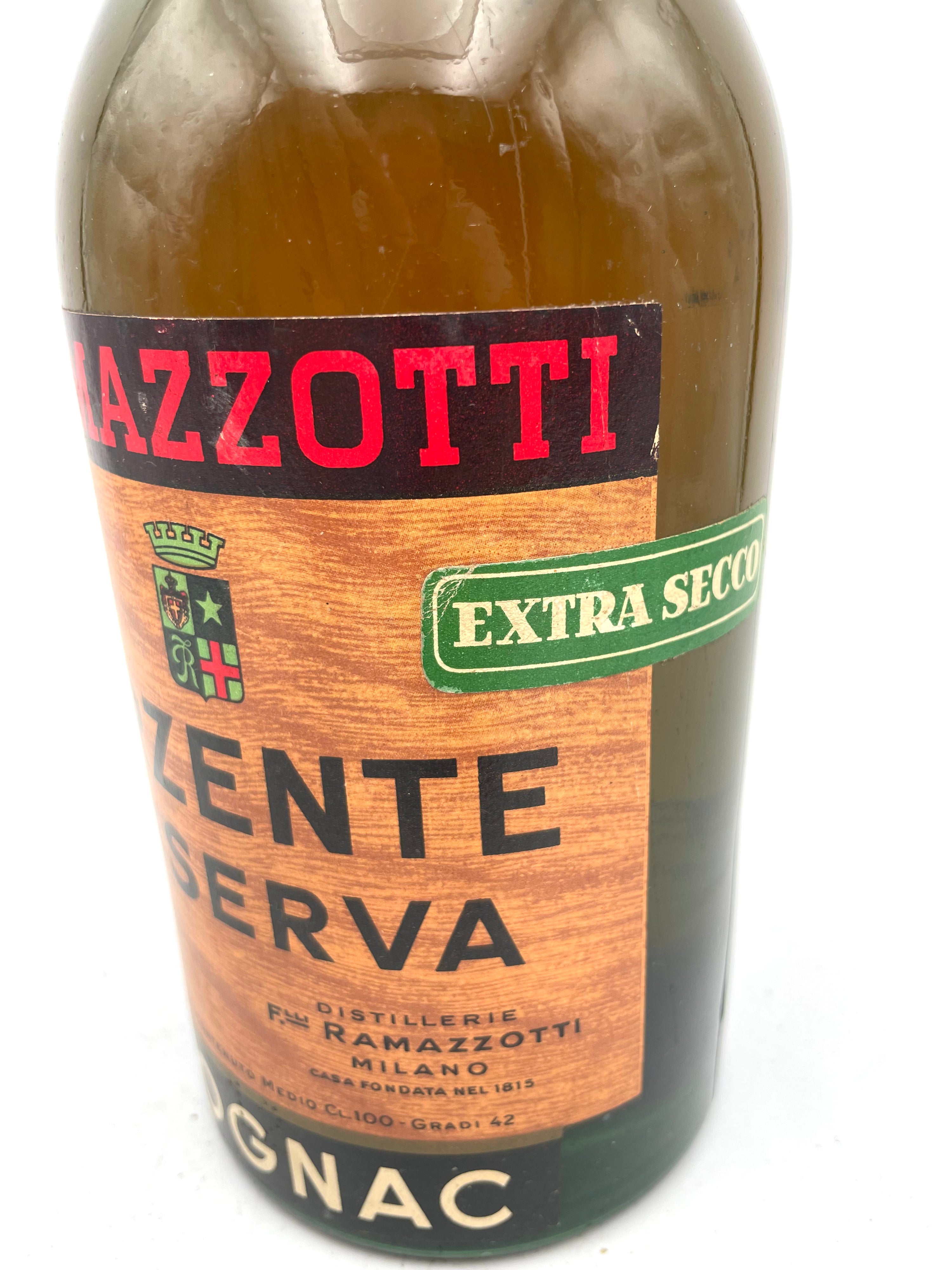 F.lli Ramazzotti - Arzente Cognac Riserva - Fascist Seal 1930s / 1940s