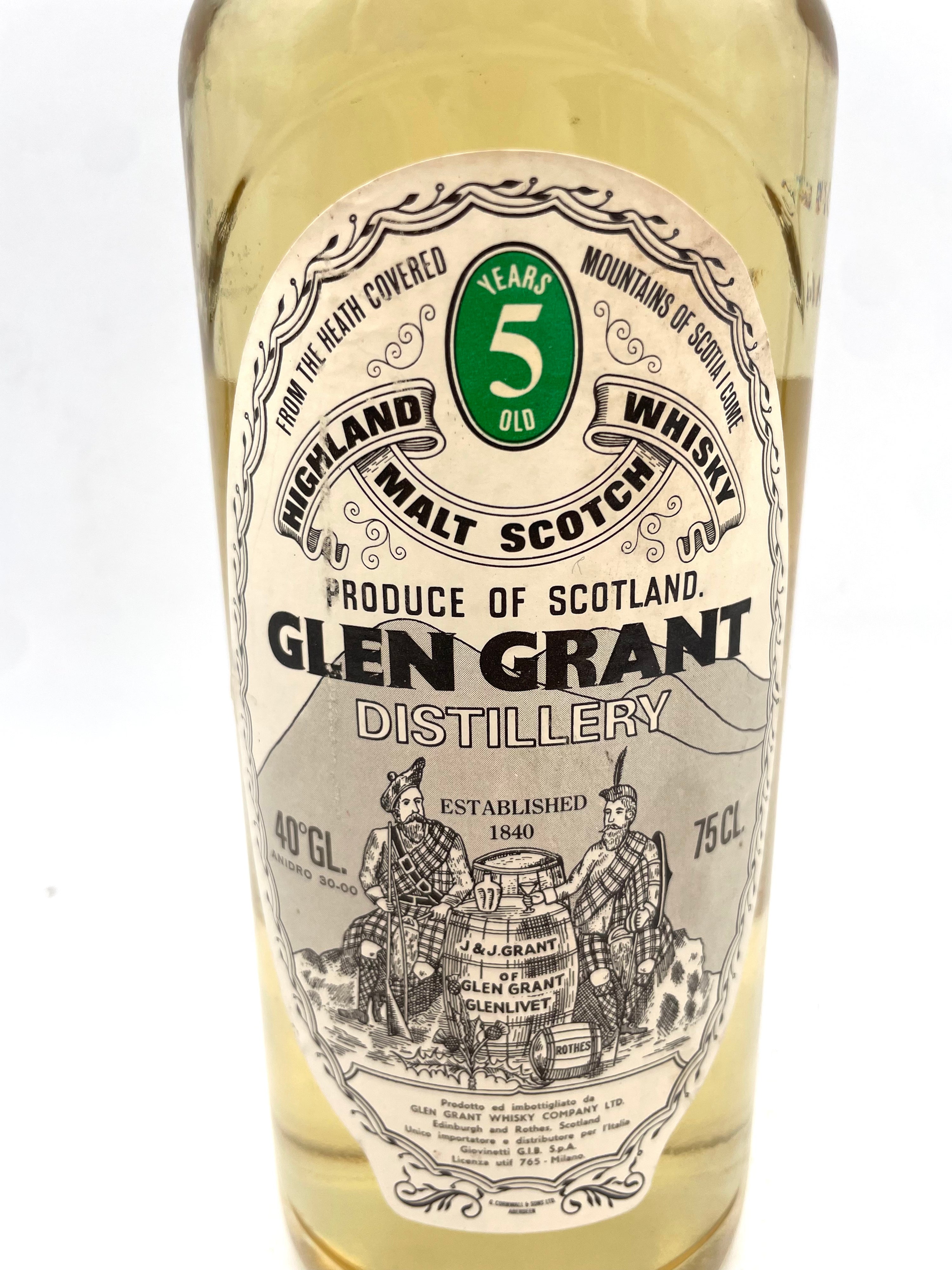1973 - Glen Grant - 5 Years Old Pure Malt Scotch Whisky