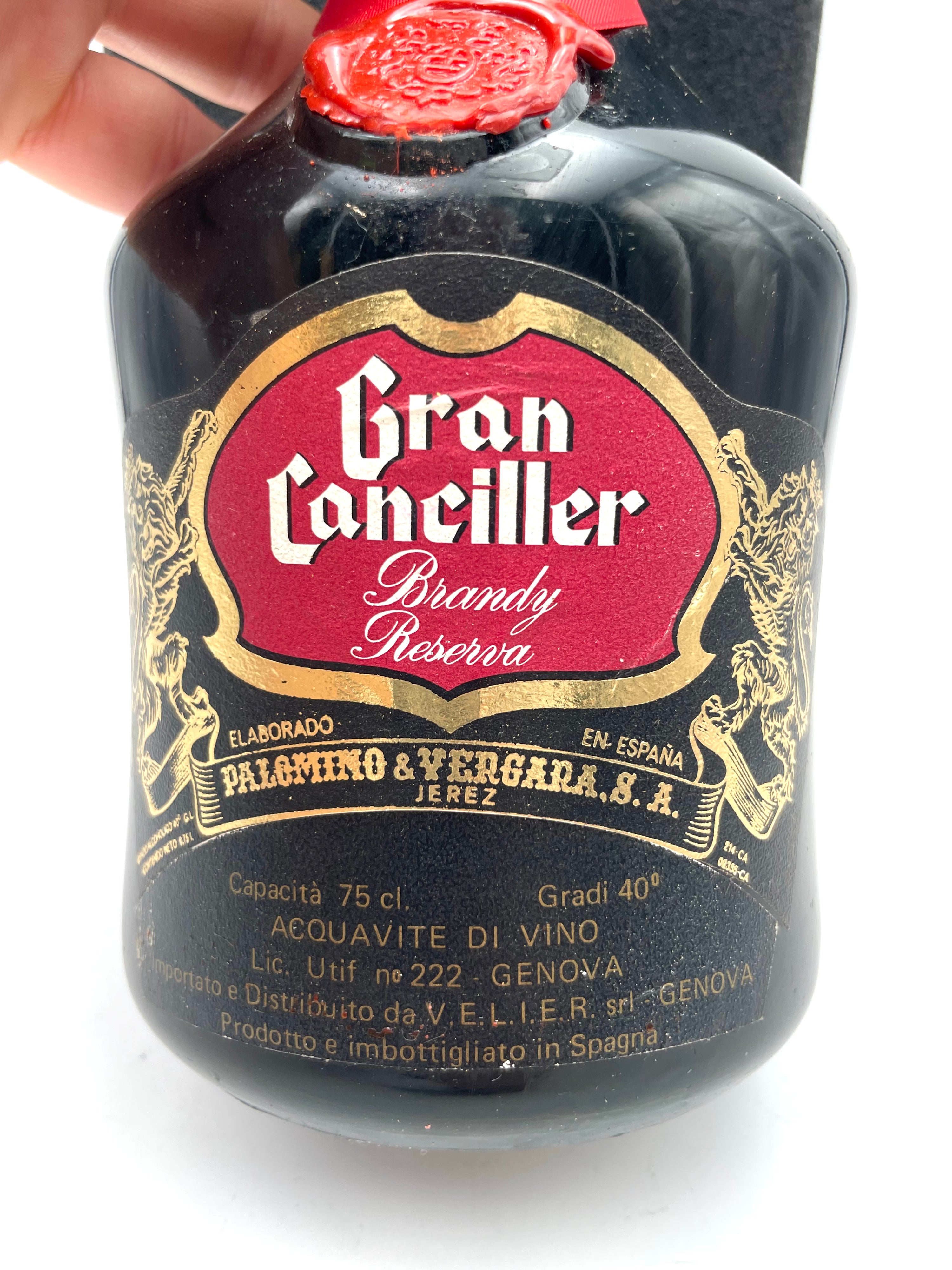 Palomino & Vergara - Gran Canciller Brandy Riserva - 1980s