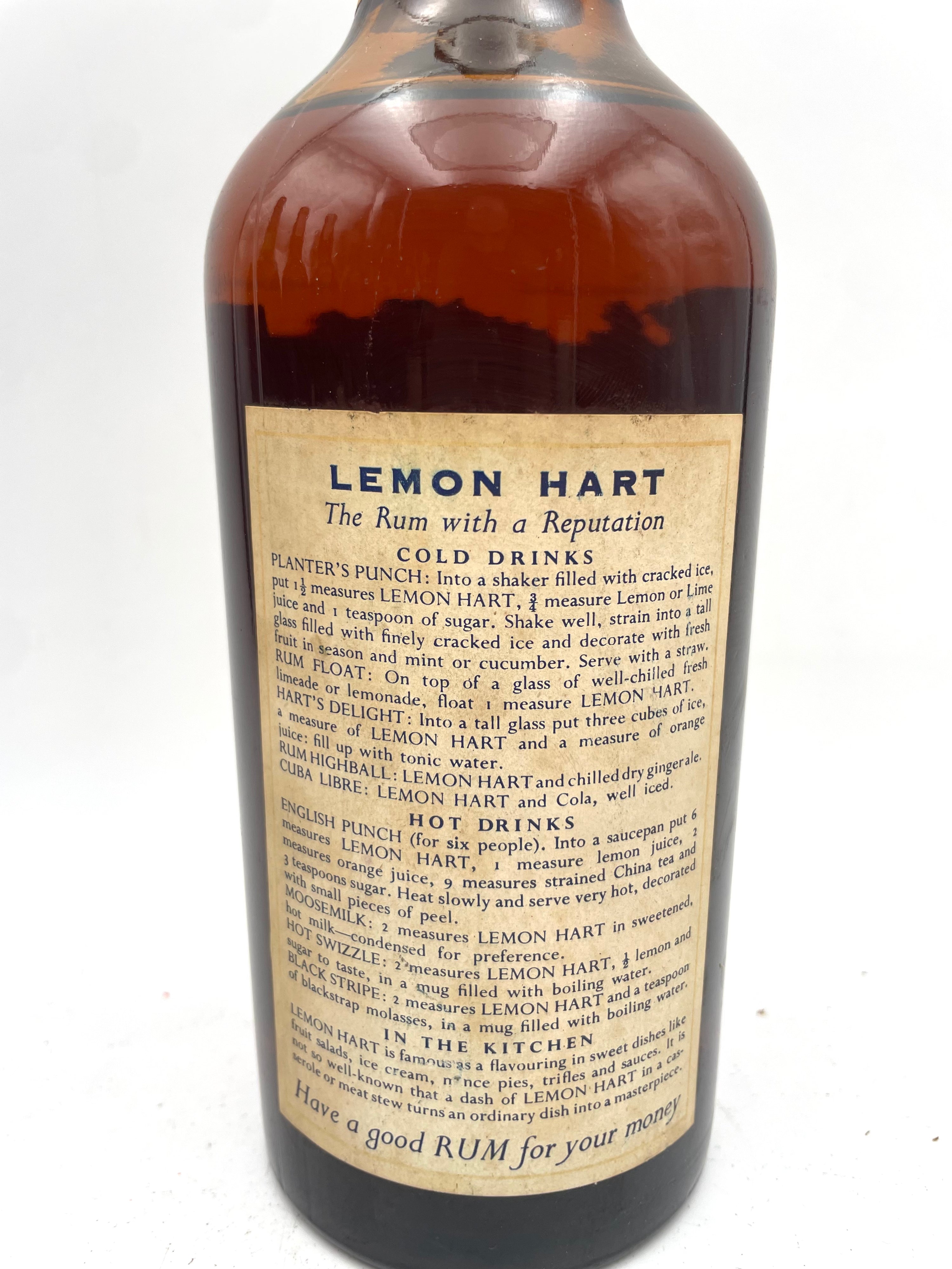 Lemon Hart - Golden Jamaican Rum - 1960s