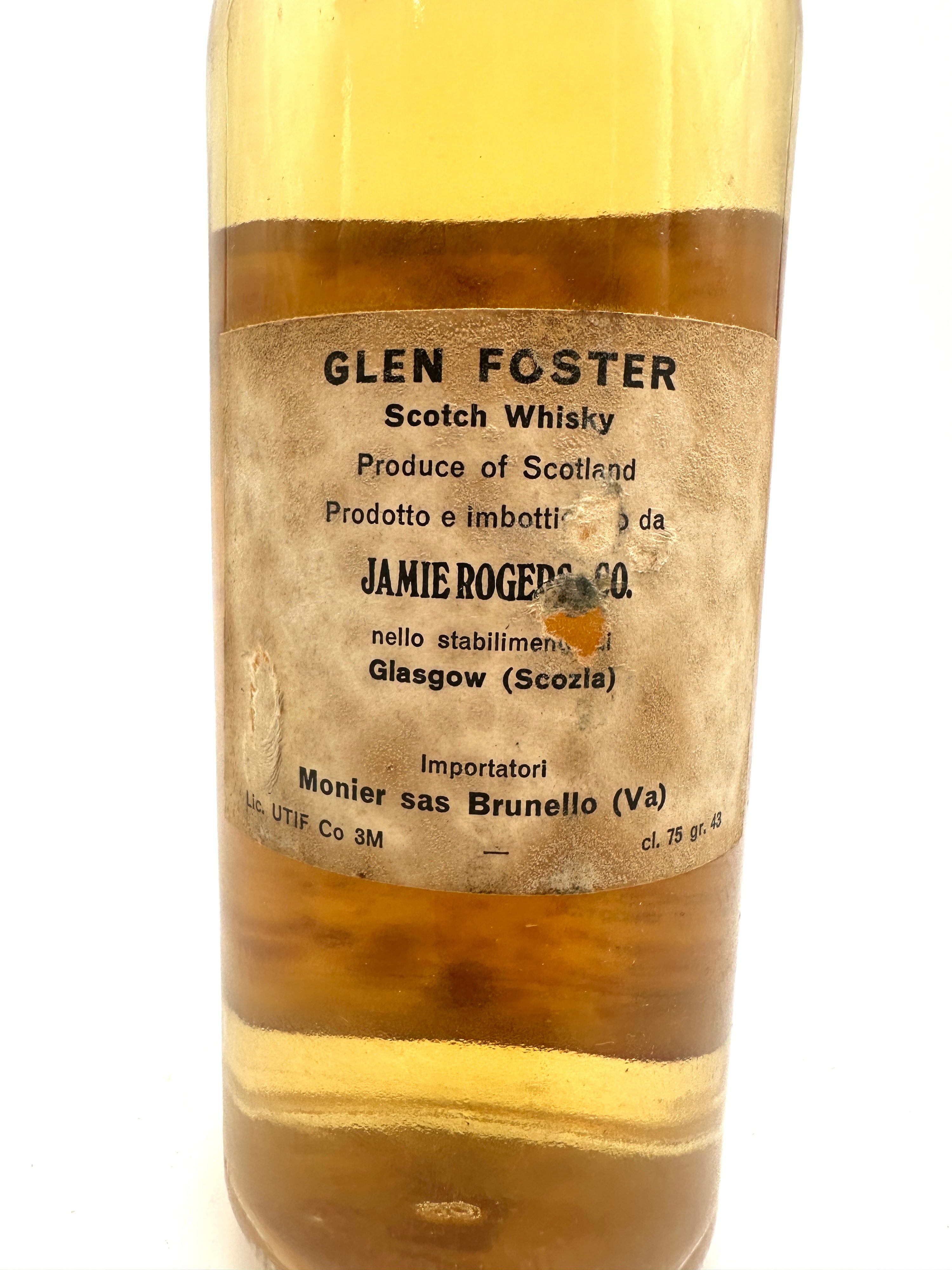 Glen Foster - 6 Years Old Rare Scotch Whisky - Strathdearn - 1970s
