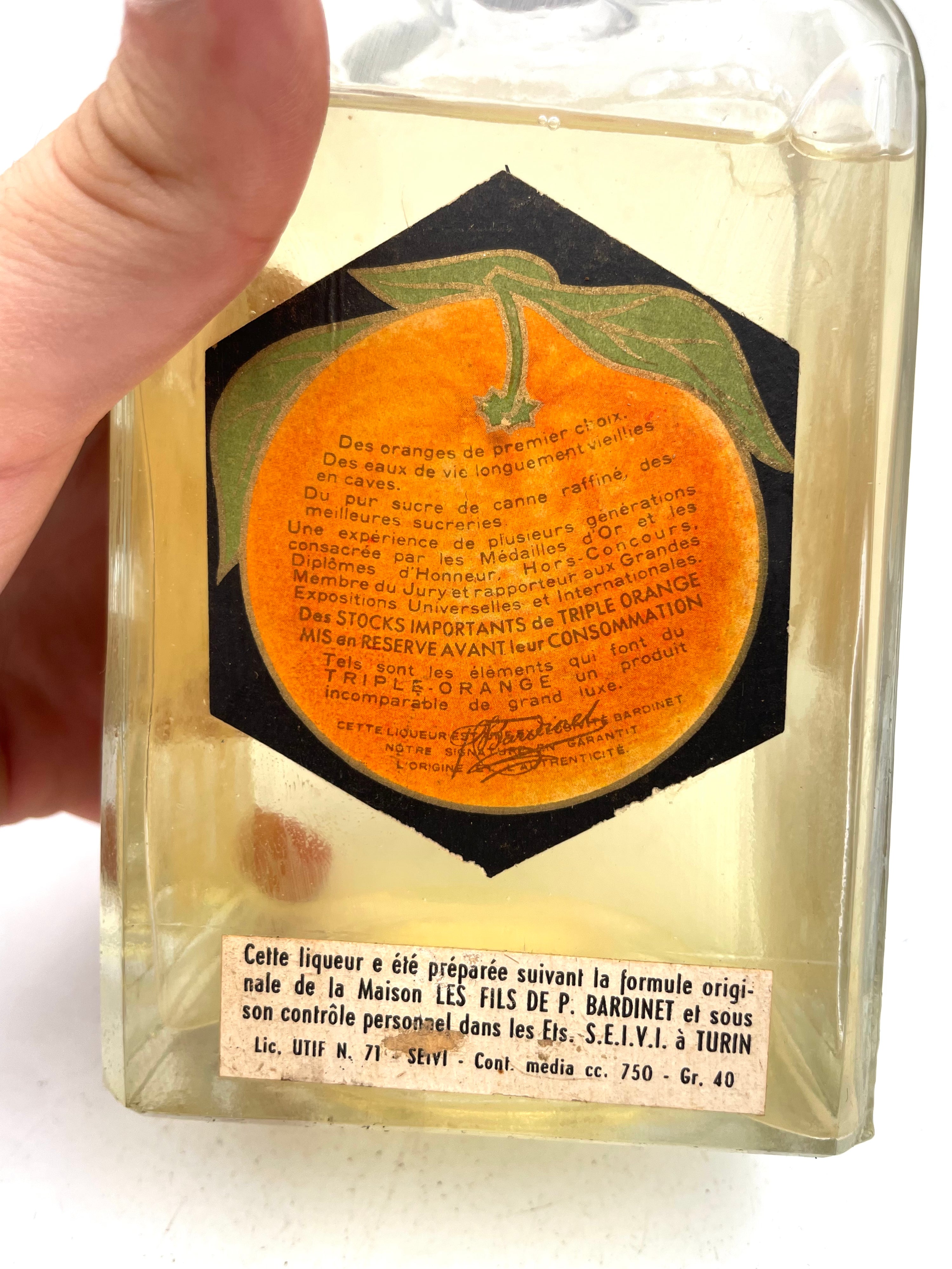 Bardinet - Triple Sec Curacao Orange - Star Seal 1950s
