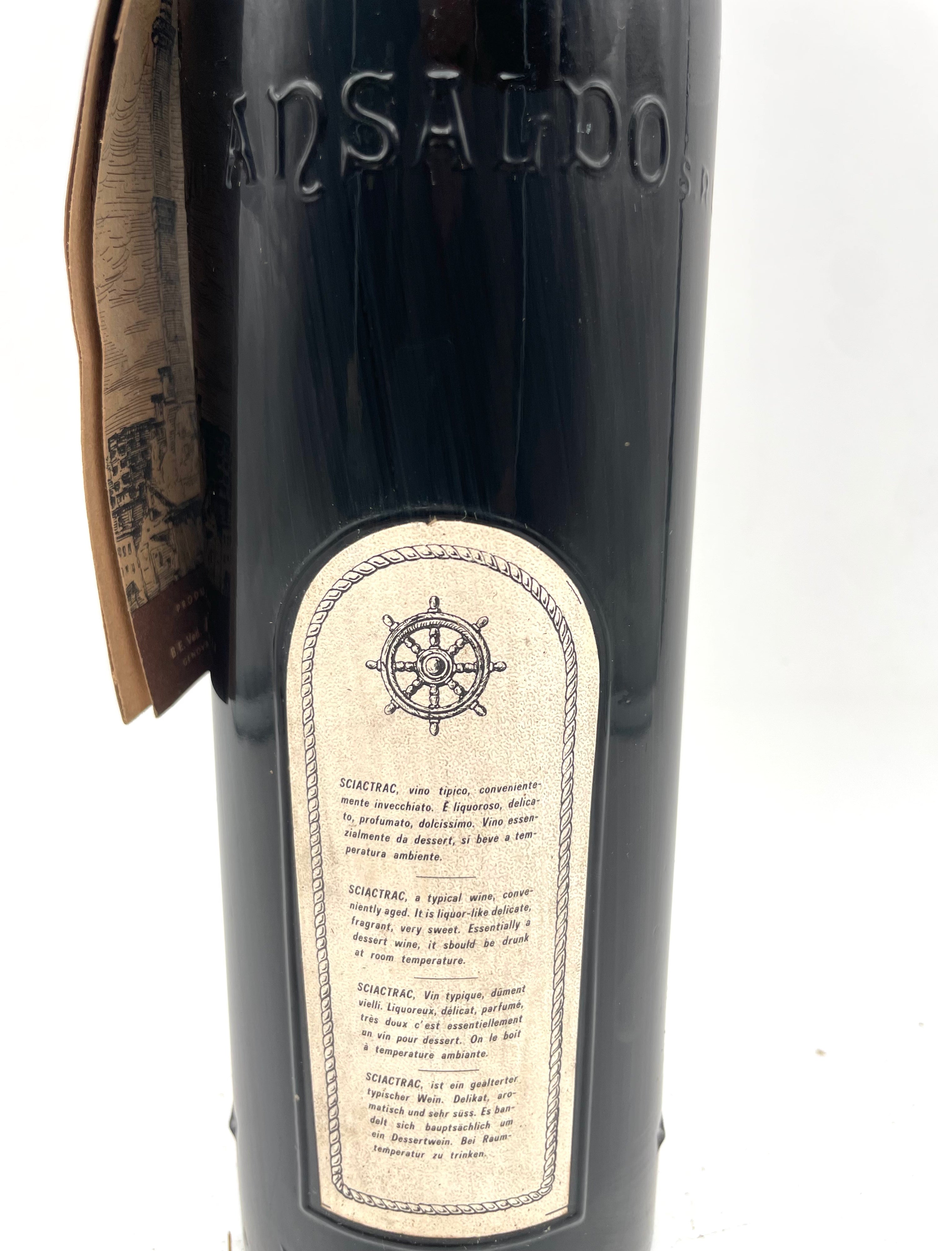 1961 - Ansaldo - Sciactrac Fortified Wine