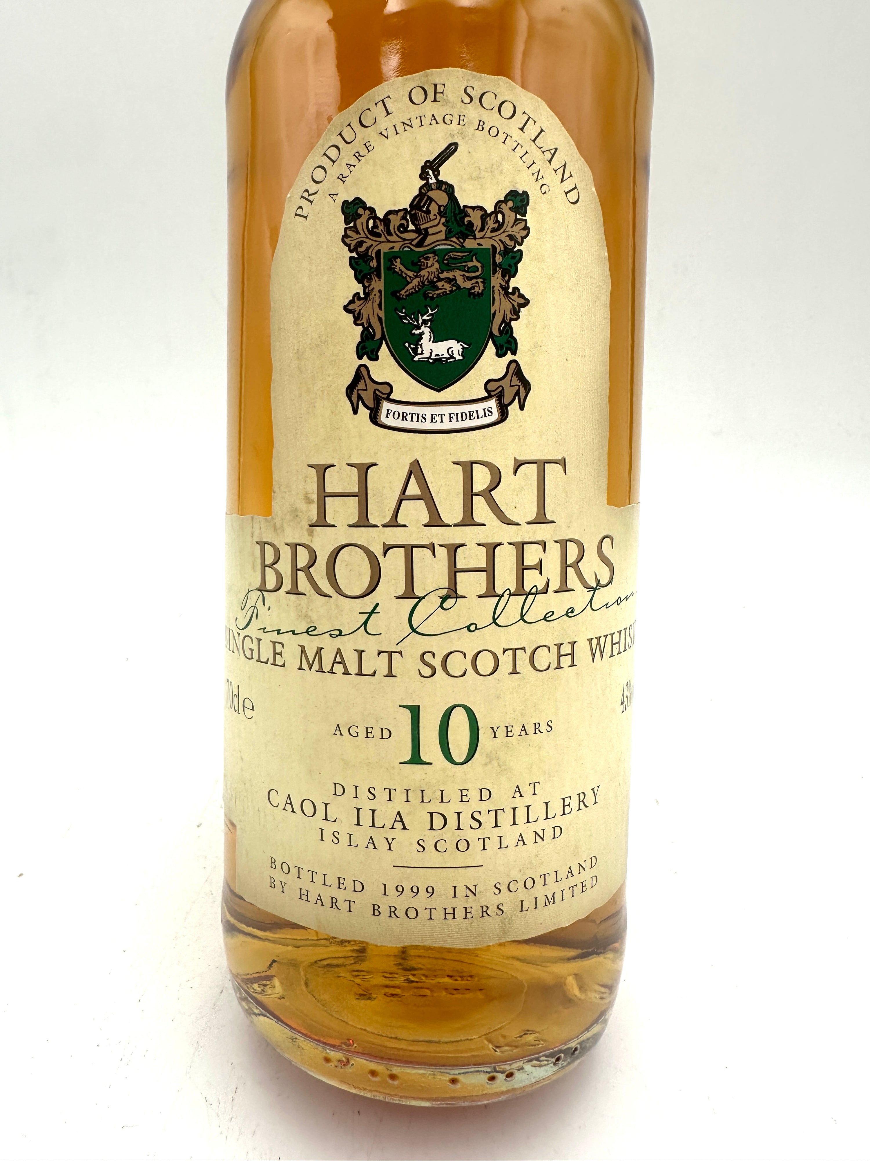 Caol Ila - 10 Years Old "Finest Collection" Single Malt Scotch Whisky - Hart Brothers - Bottled 1999
