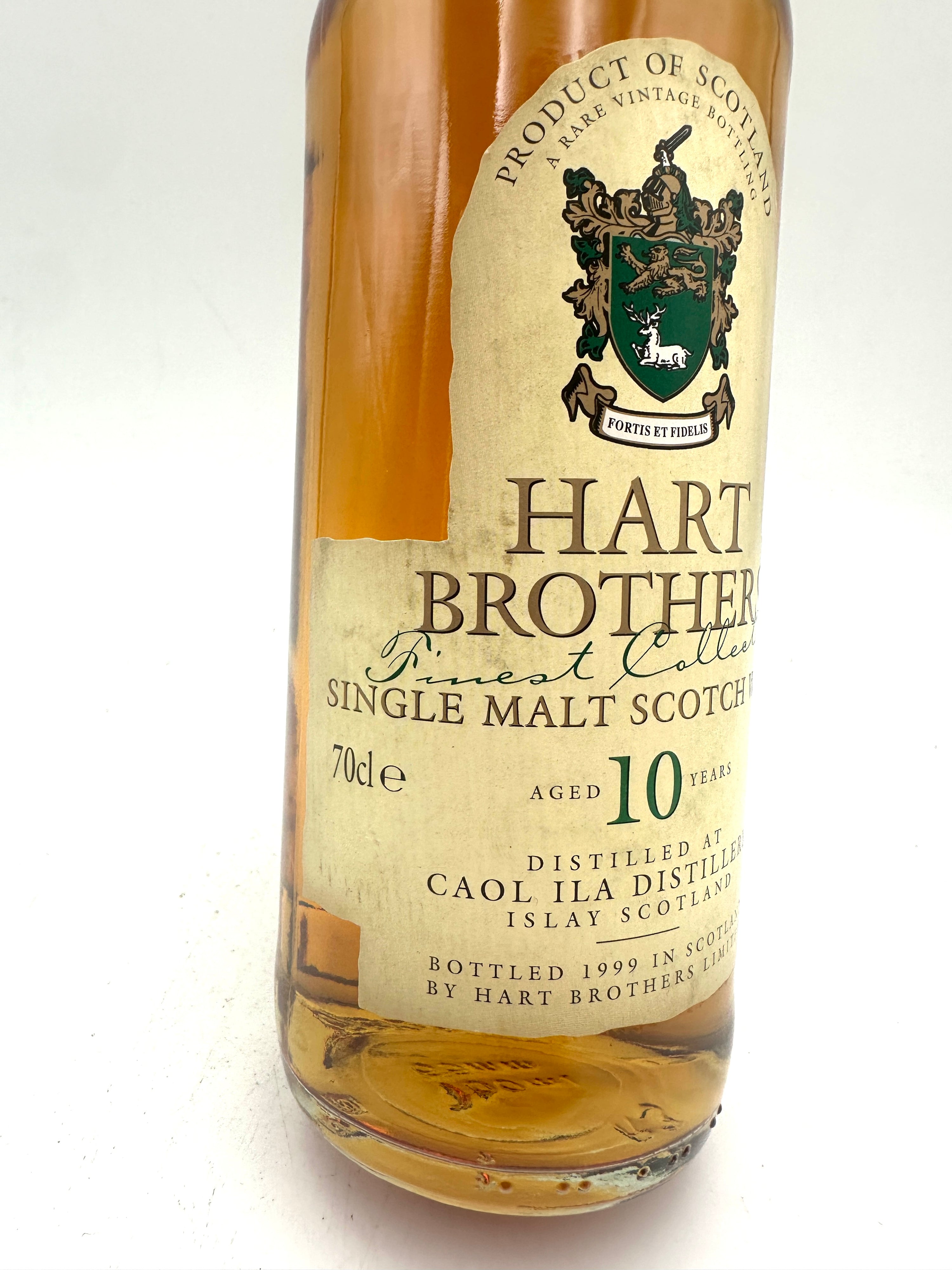 Caol Ila - 10 Years Old "Finest Collection" Single Malt Scotch Whisky - Hart Brothers - Bottled 1999