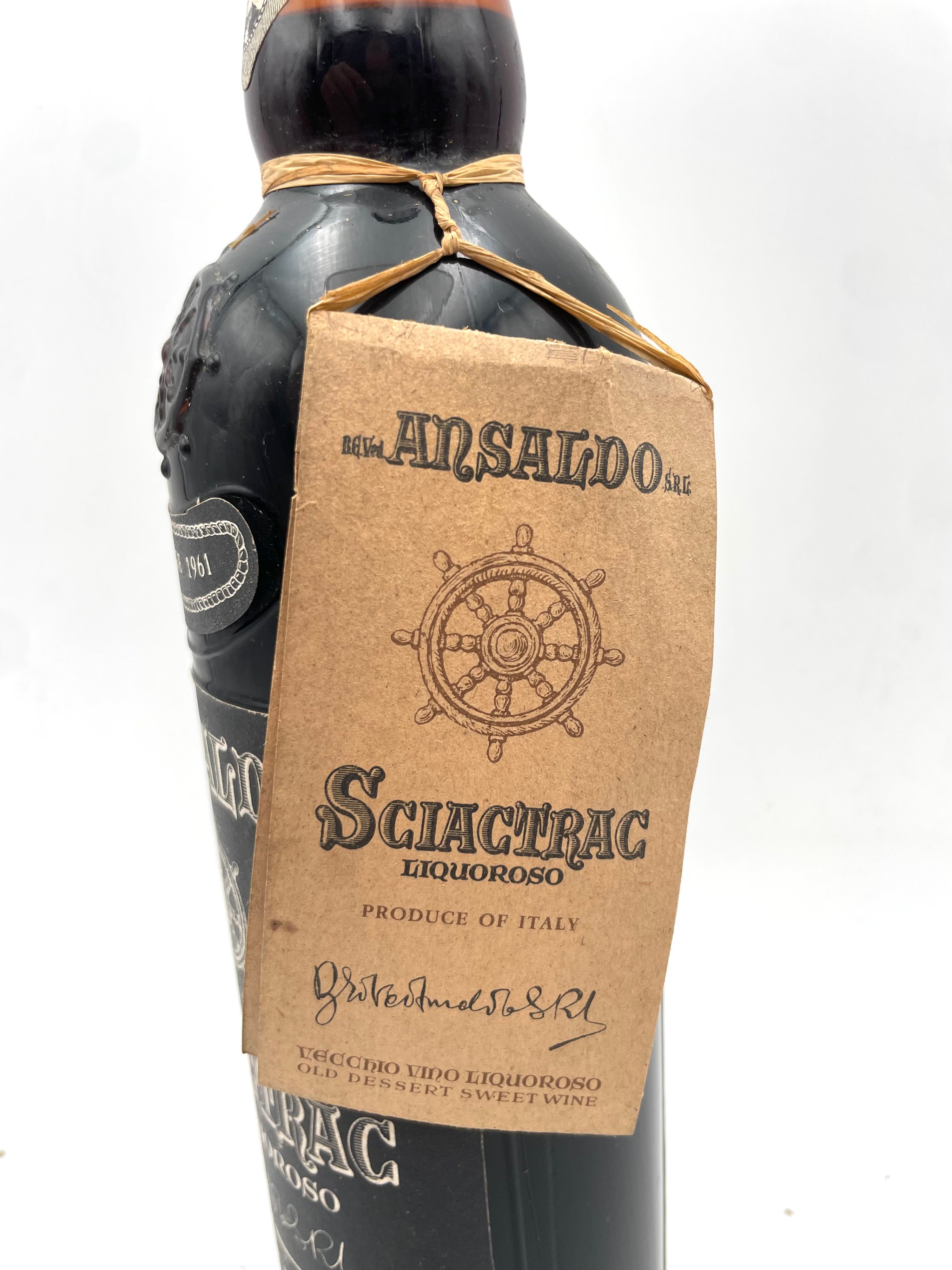 1961 - Ansaldo - Sciactrac Fortified Wine