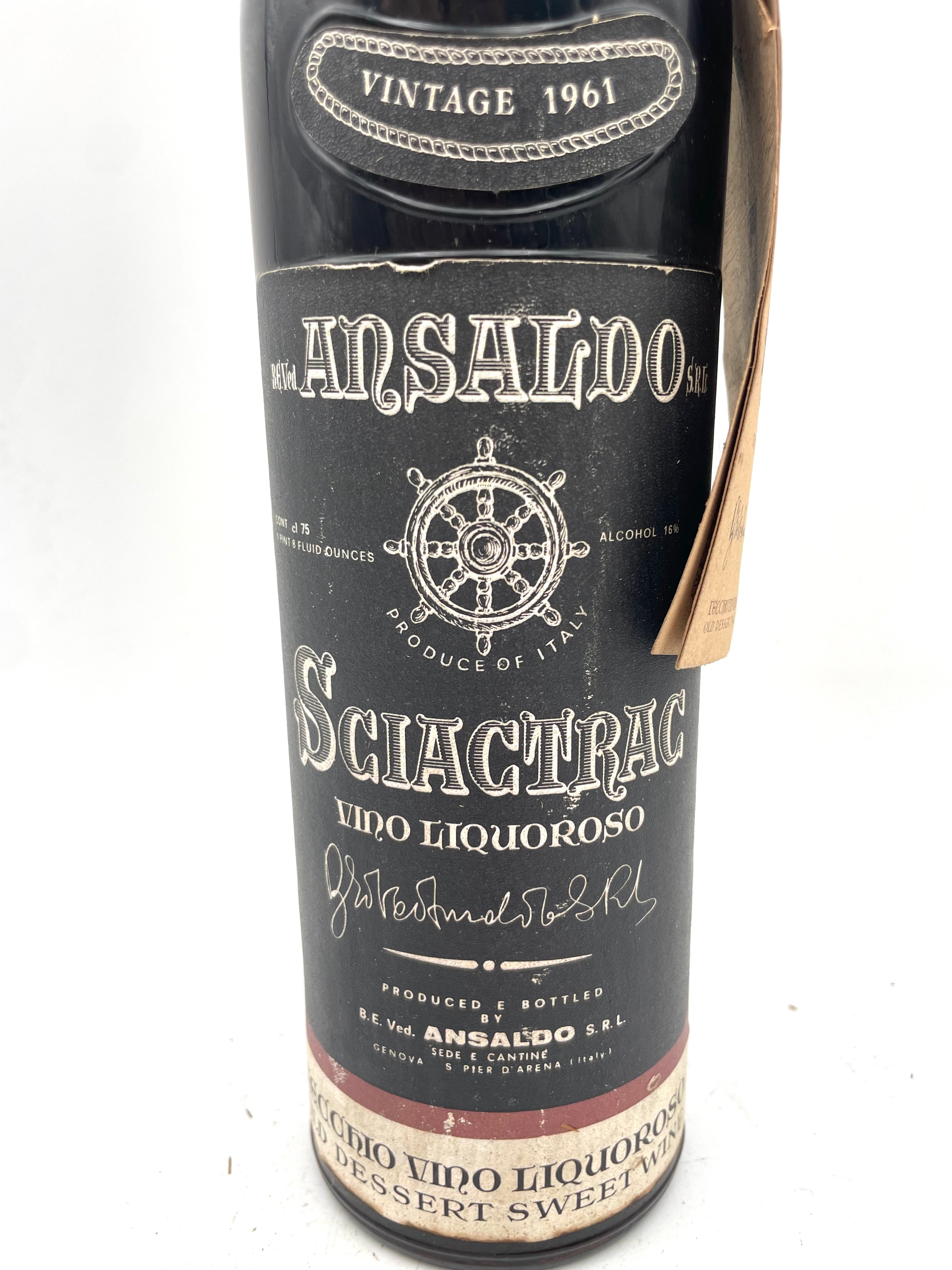 1961 - Ansaldo - Sciactrac Fortified Wine
