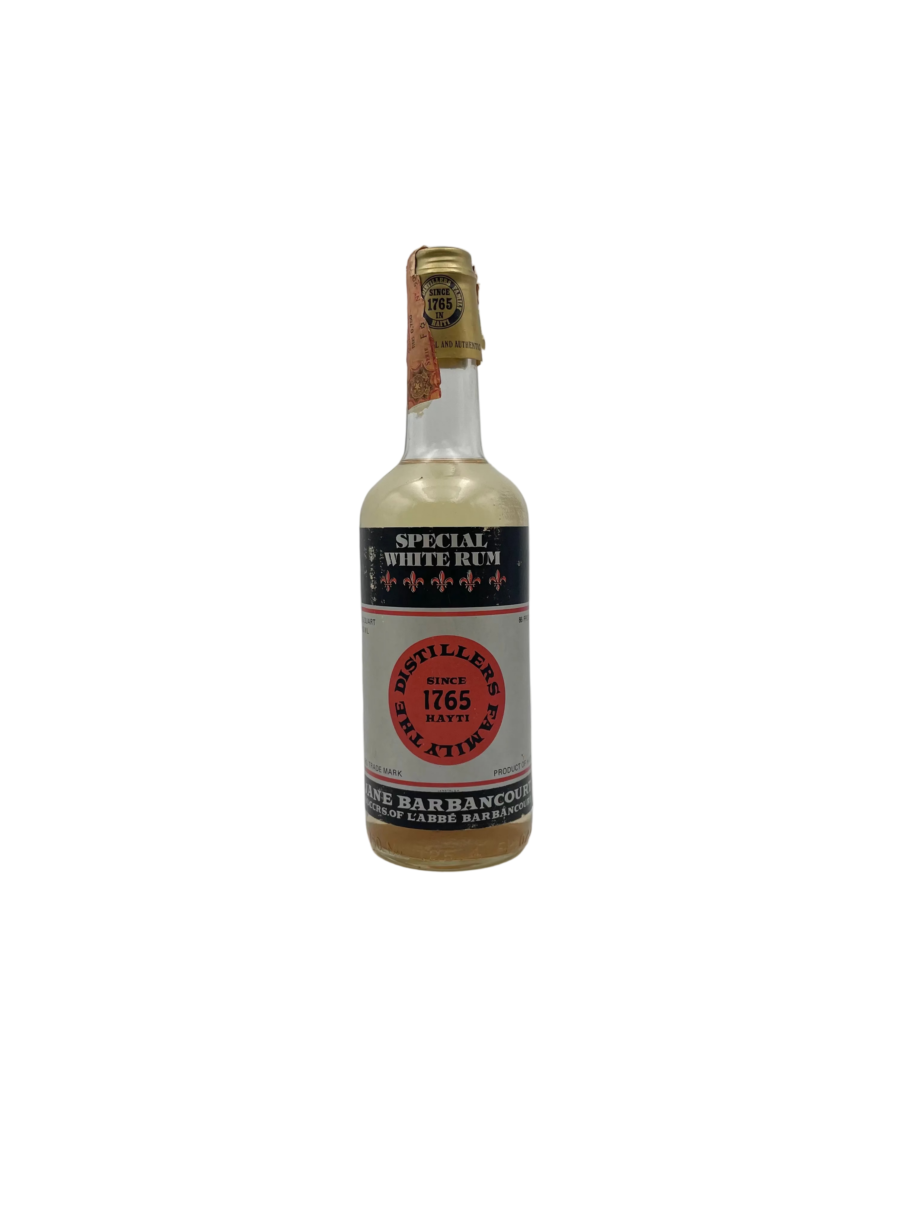 Jane Barbancourt - Special White Rum - Anni '80s