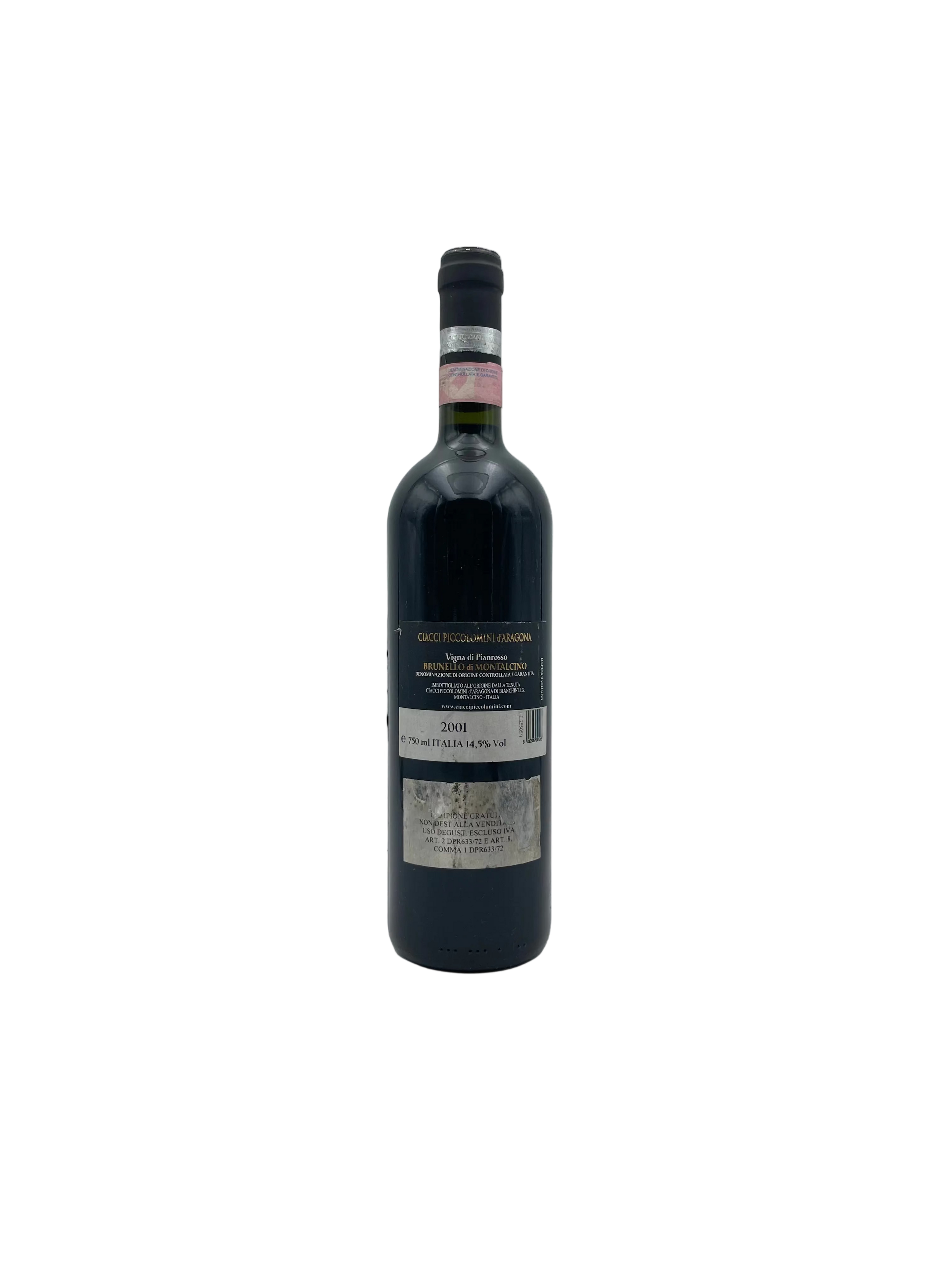 2001 - Ciacci Piccolomini d’Aragona - Brunello di Montalcino Vigna di Pianrosso
