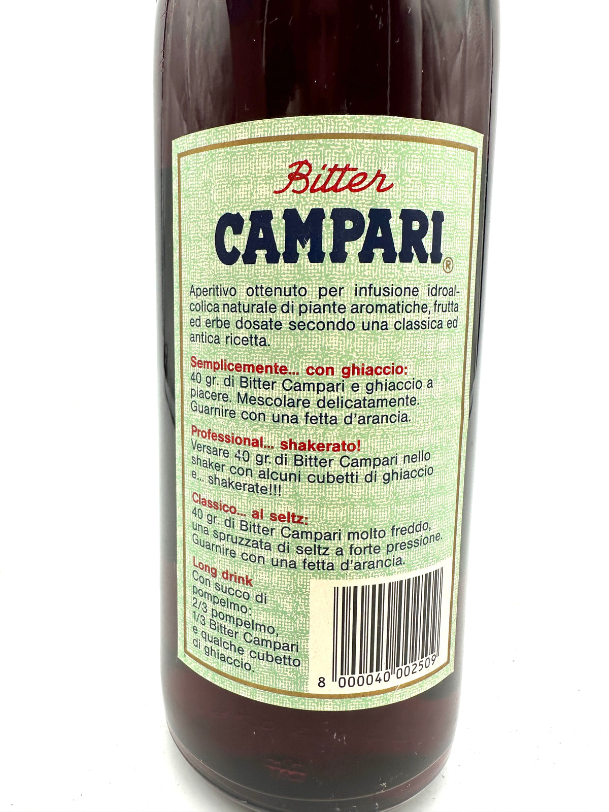 Campari - Bitter - 1980s