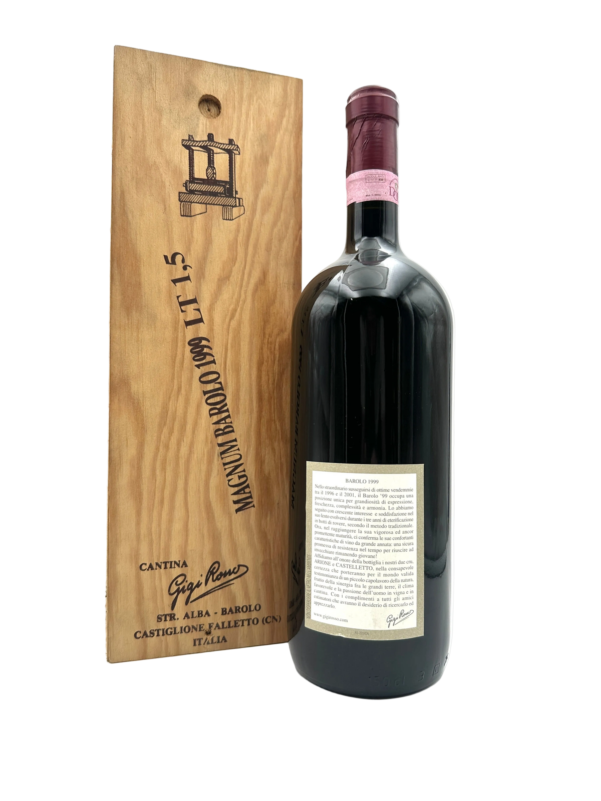 1999 - Gigi Rosso - Barolo Arione - Magnum