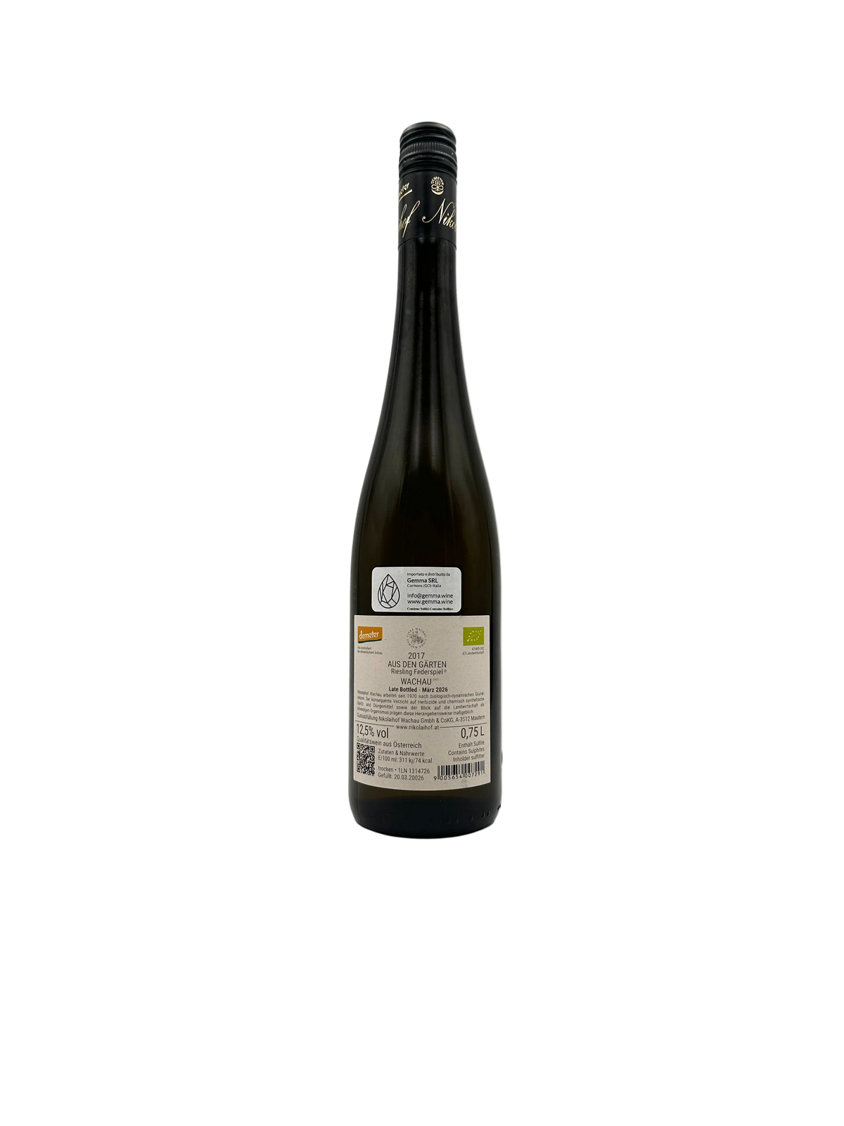 2017 - Nikolaihof - Aus den Gärten Riesling Federspiel Late Bottled