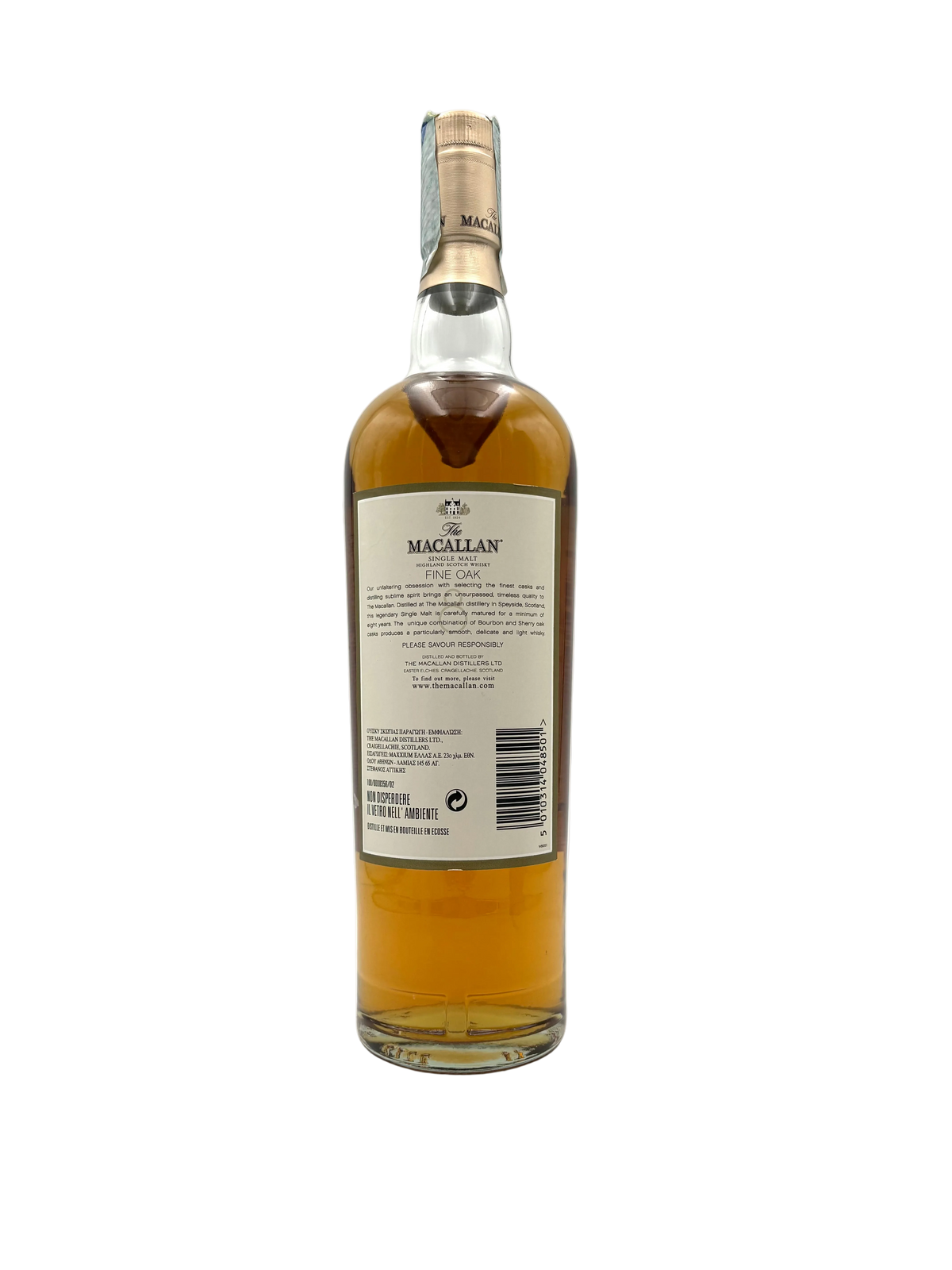 Macallan - 8 YO Fine Oak - Single Highland Malt Scotch Whisky - 2010s