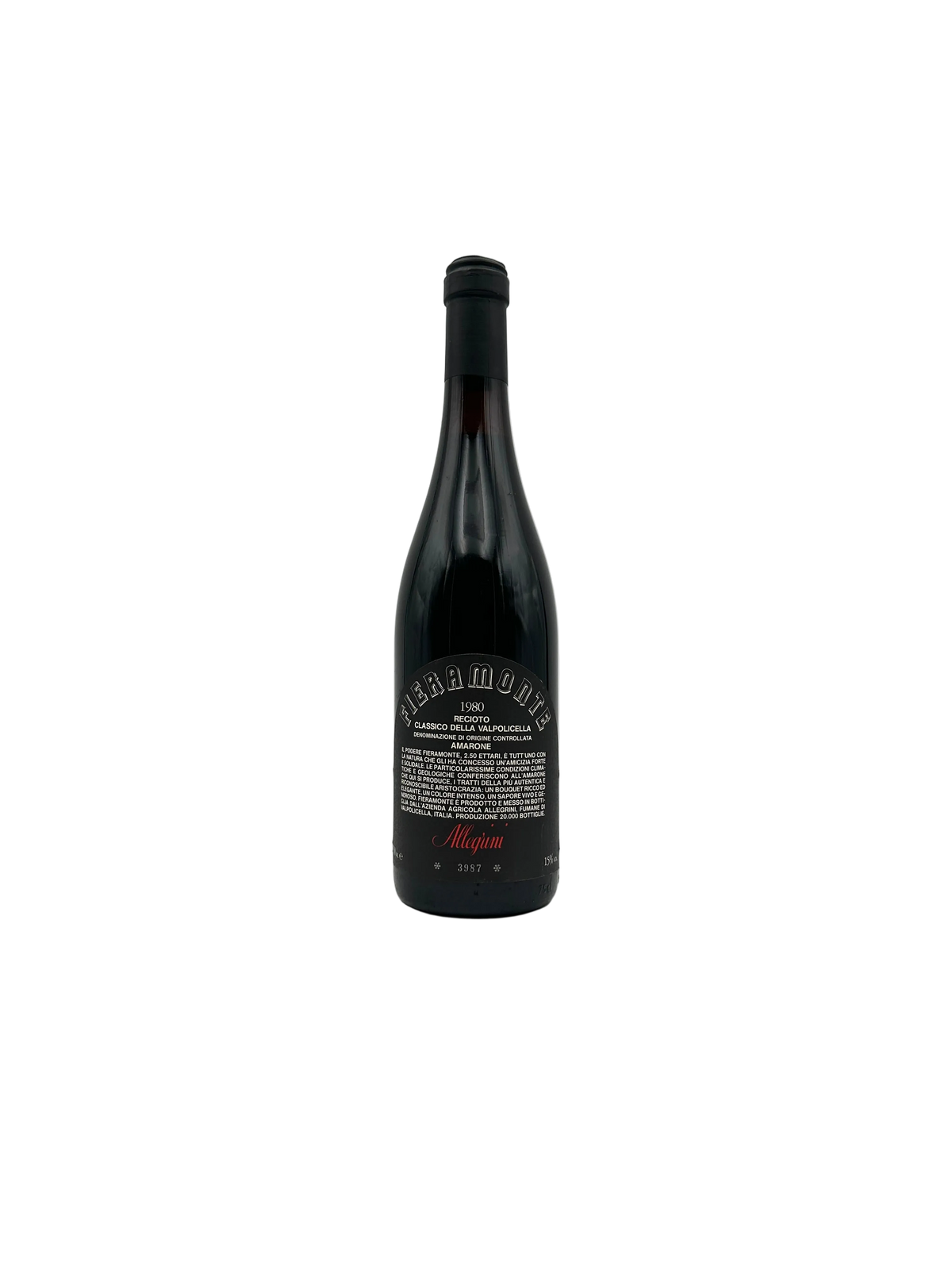 1980 - Allegrini - Fieramonte Amarone della Valpolicella - 0,75L 15%