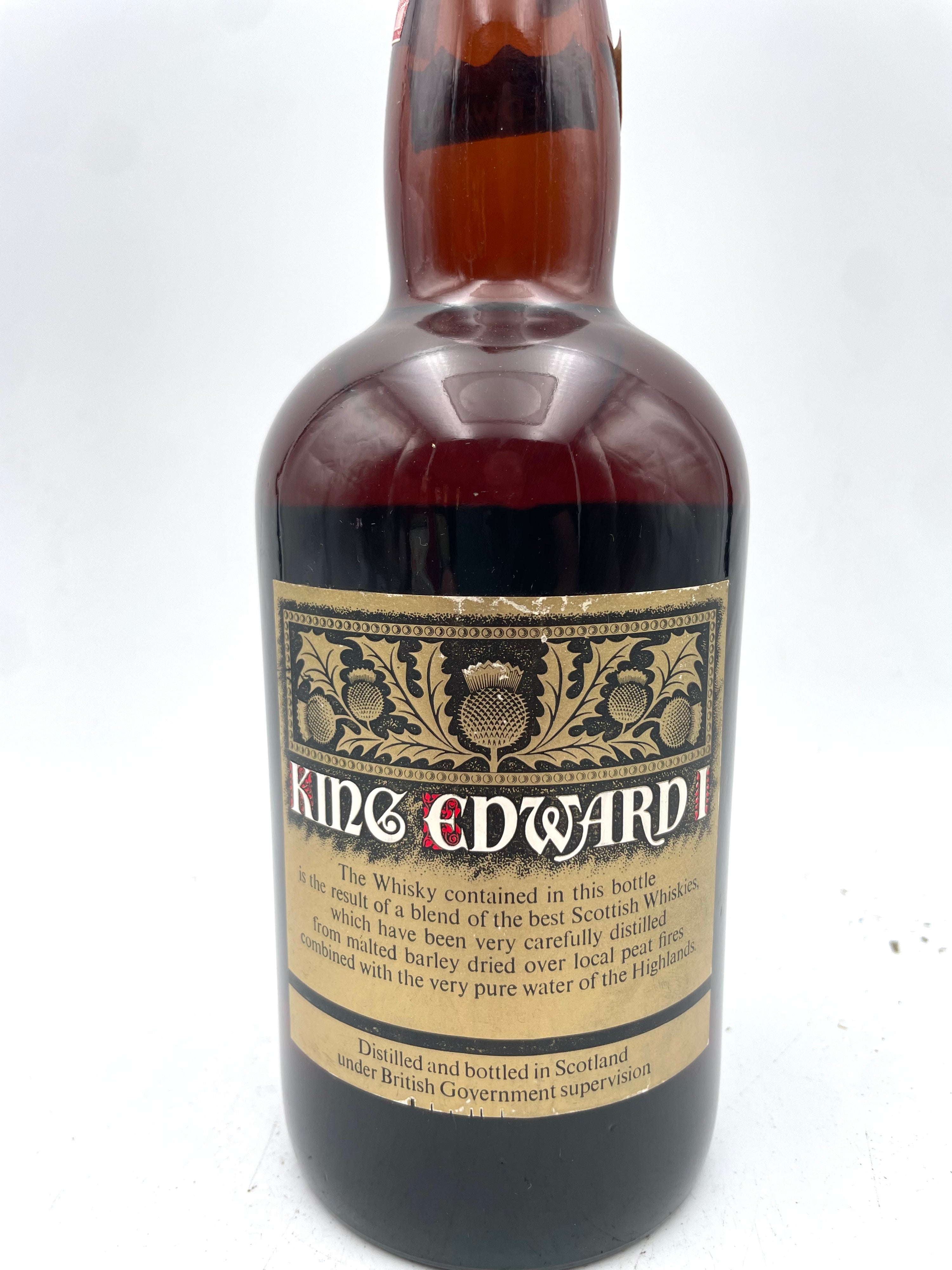 Kind Edward I - Specially Selected Scotch Whisky - Anni '70s