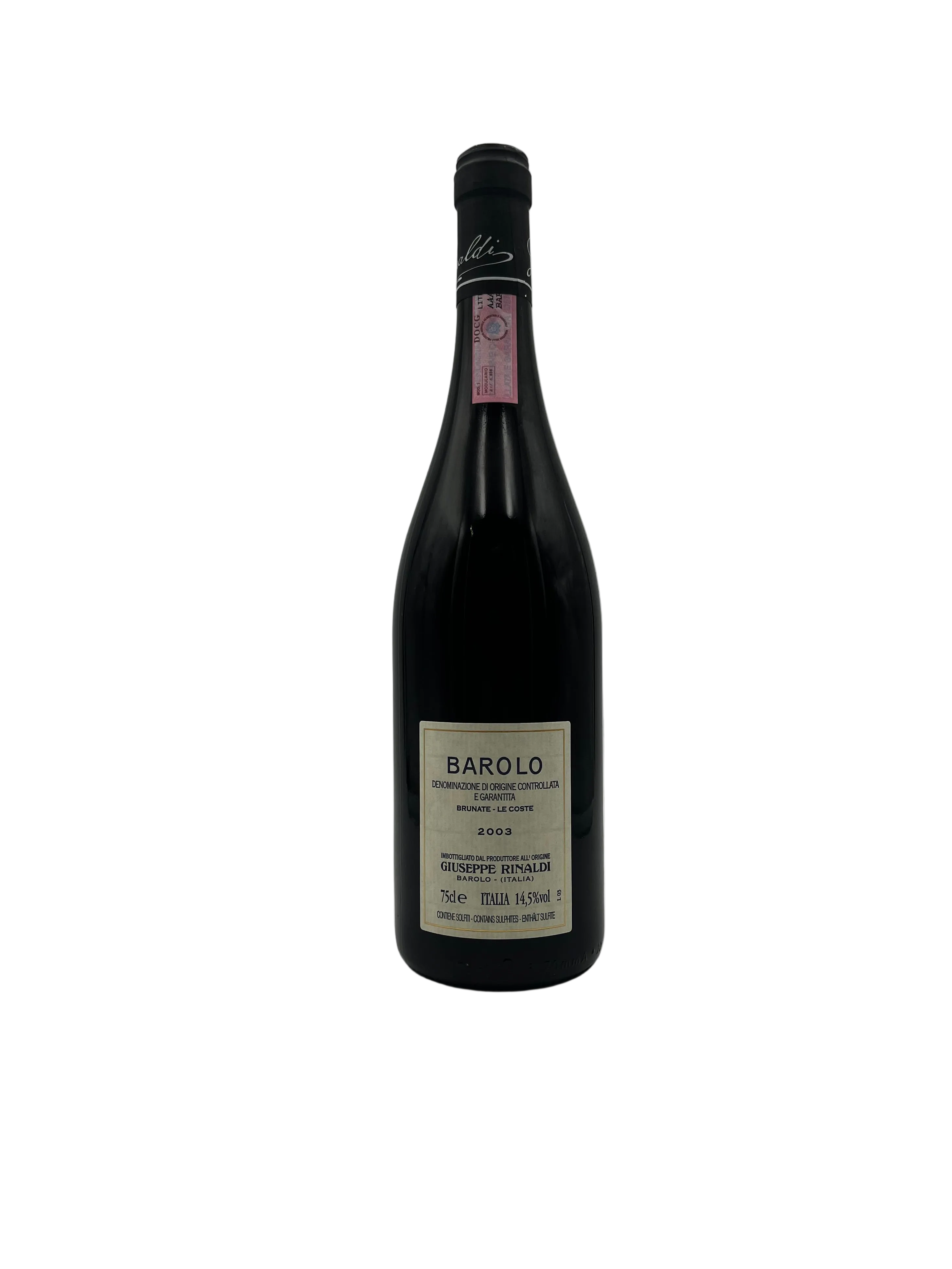 2003 - Giuseppe Rinaldi - Barolo Brunate - Le coste