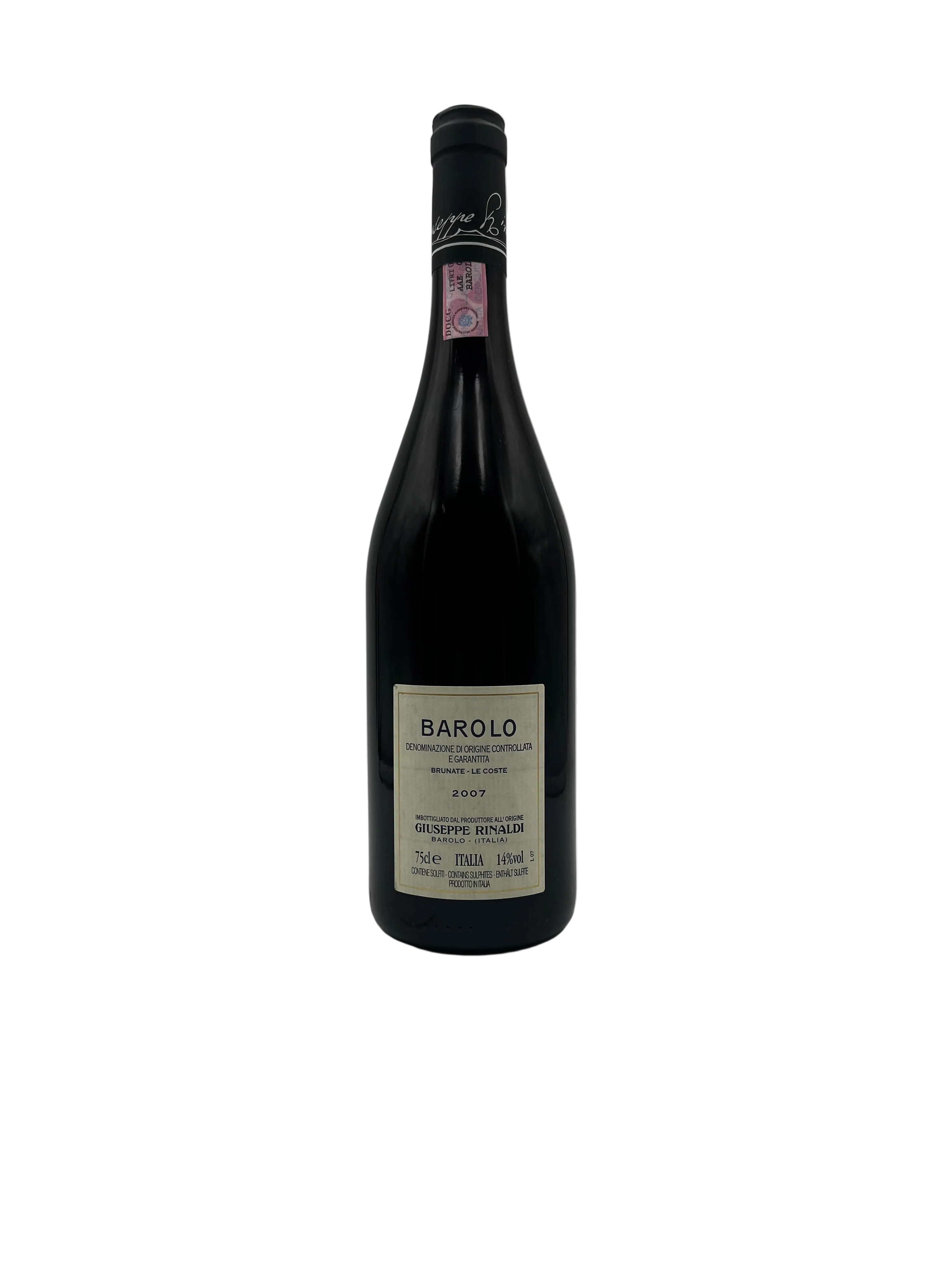 2007 - Giuseppe Rinaldi - Barolo Brunate - Le coste