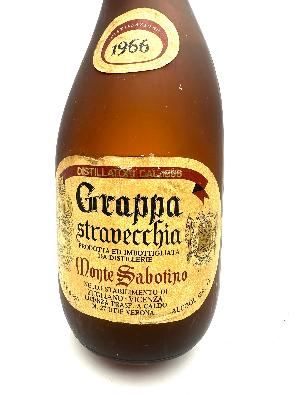 1966 - Monte Sabotino - Grappa Stravecchia