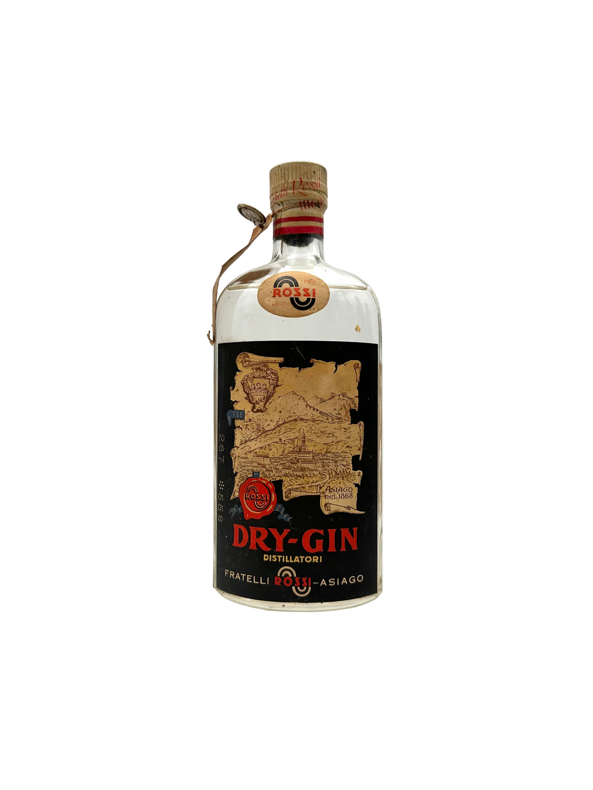 Fratelli Rossi - Dry-Gin - Sigillo Stella Anni 1950