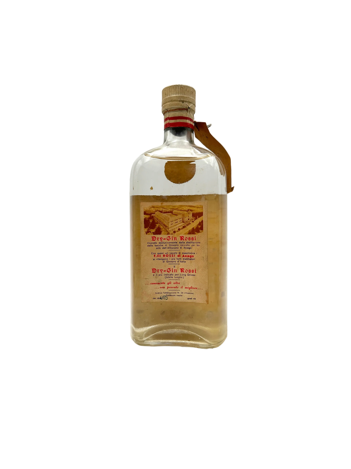 Fratelli Rossi - Dry-Gin - Sigillo Stella Anni 1950