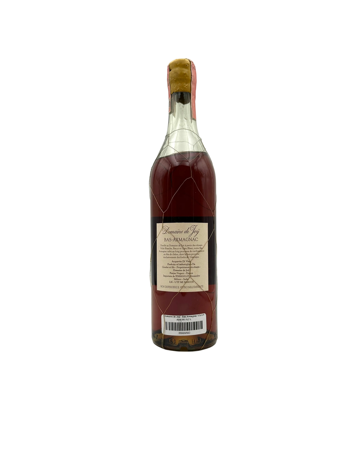 Domaine de Joy - Bas-Armagnac V.S.O.P. - Anni 1990