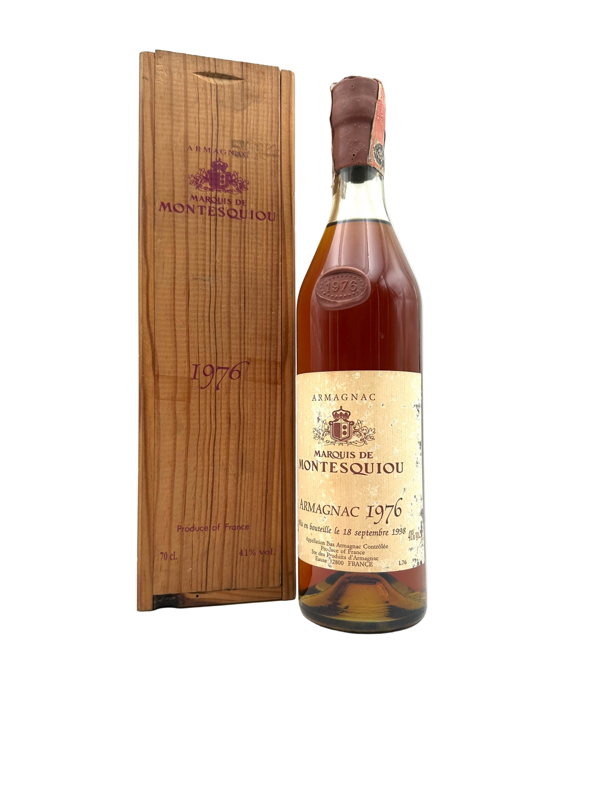 1976 - Marquis de Montesquiou - Armagnac - Bottl. 1998
