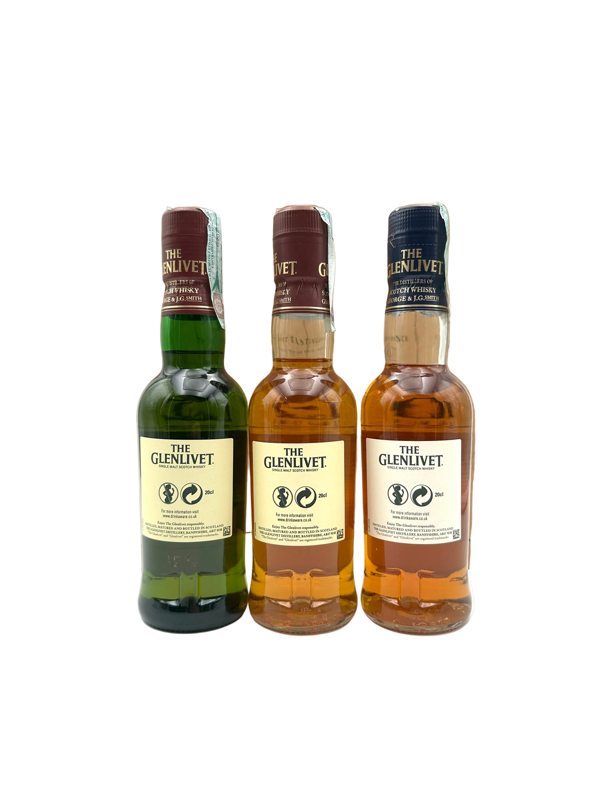 The Glenlivet - 12, 15, 18 Years Old Single Malt Scotch Whisky - Anni 2010
