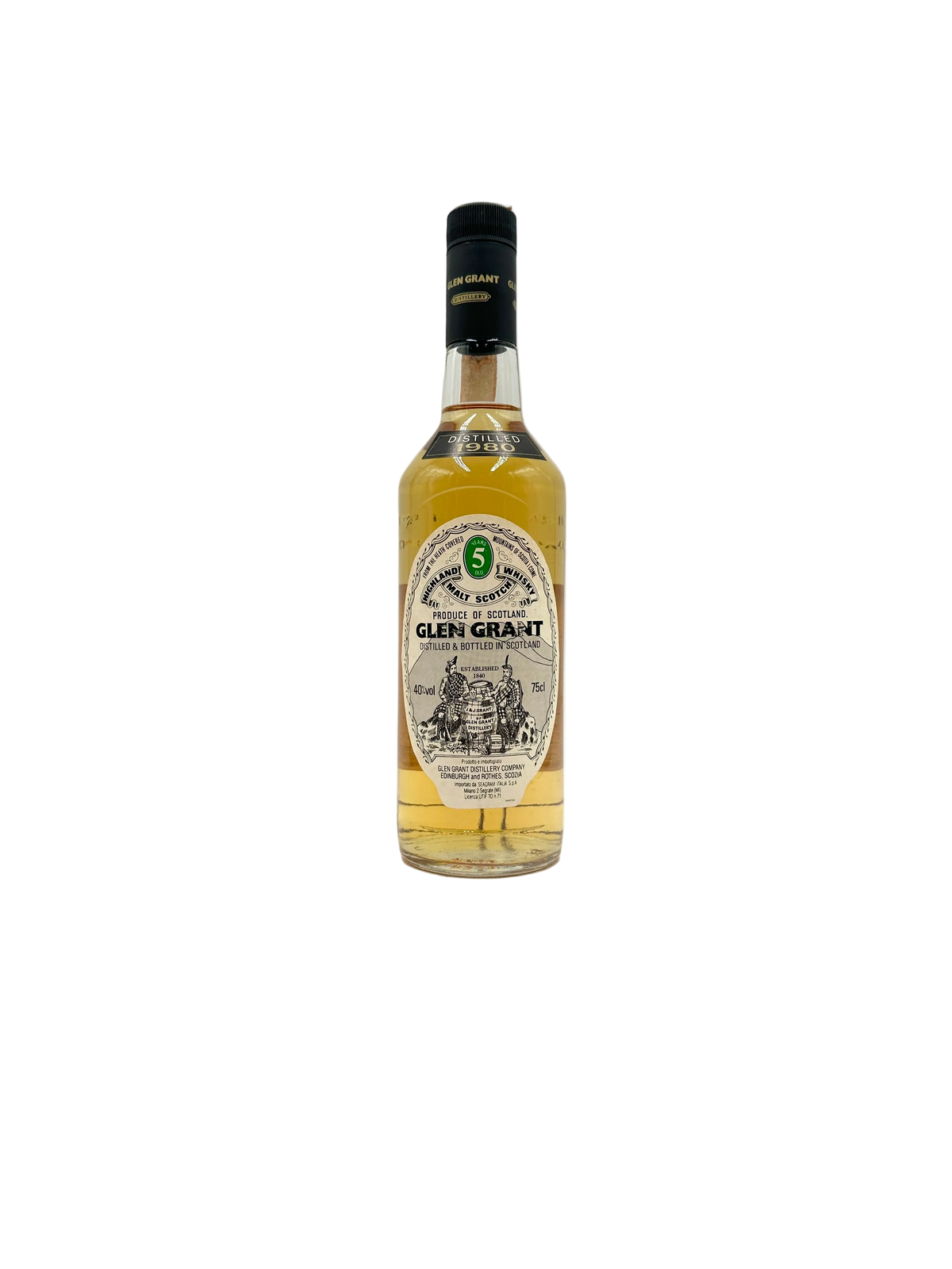 1980 - Glen Grant - 5 Years Old Highland Malt Scotch Whisky