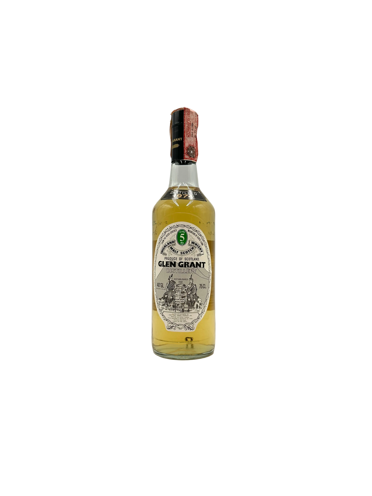 1974 - Glen Grant - 5 Years Old Highland Malt Scotch Whisky