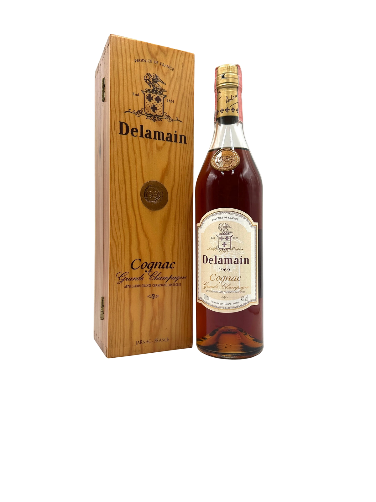 1969 - Delamain - Cognac Grande Champagne 34 Ans d'Age