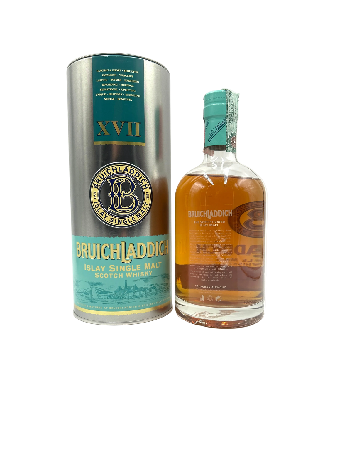 Bruichladdich - 17 Years Old Islay Single Malt Scotch Whisky - Anni 2000