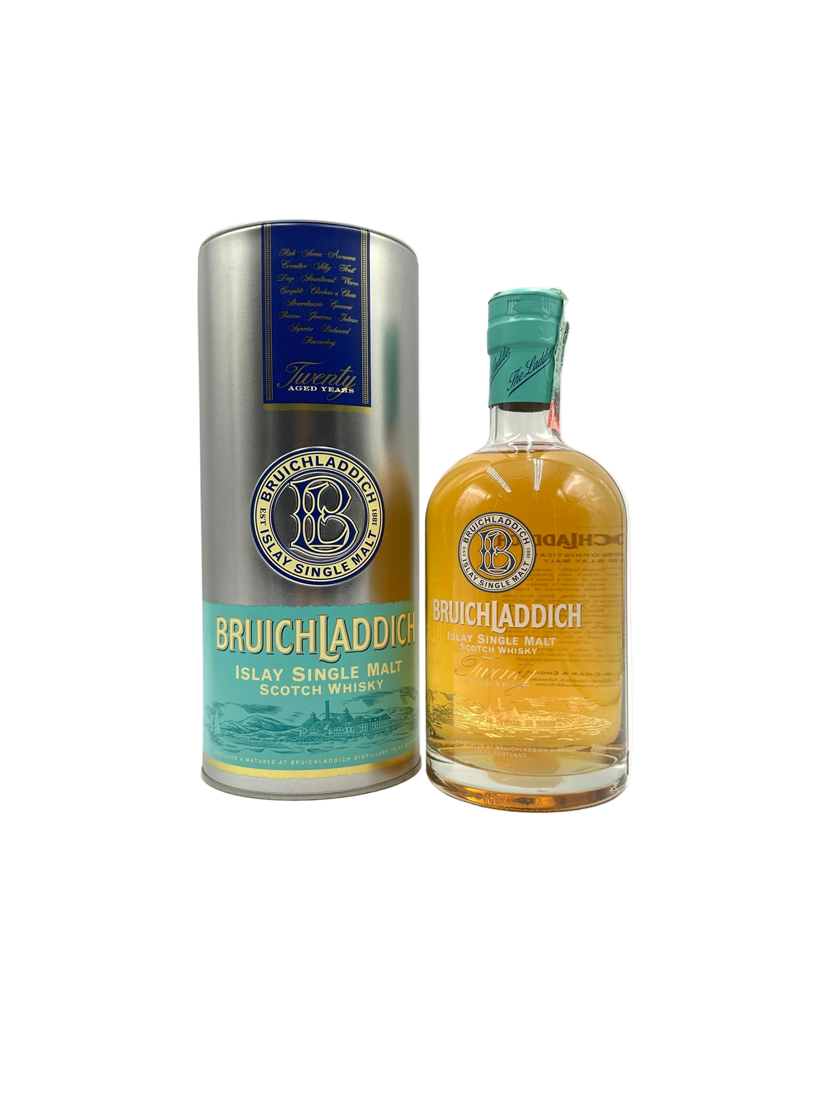 Bruichladdich - 20 Years Old Islay Single Malt Scotch Whisky - Anni 2000