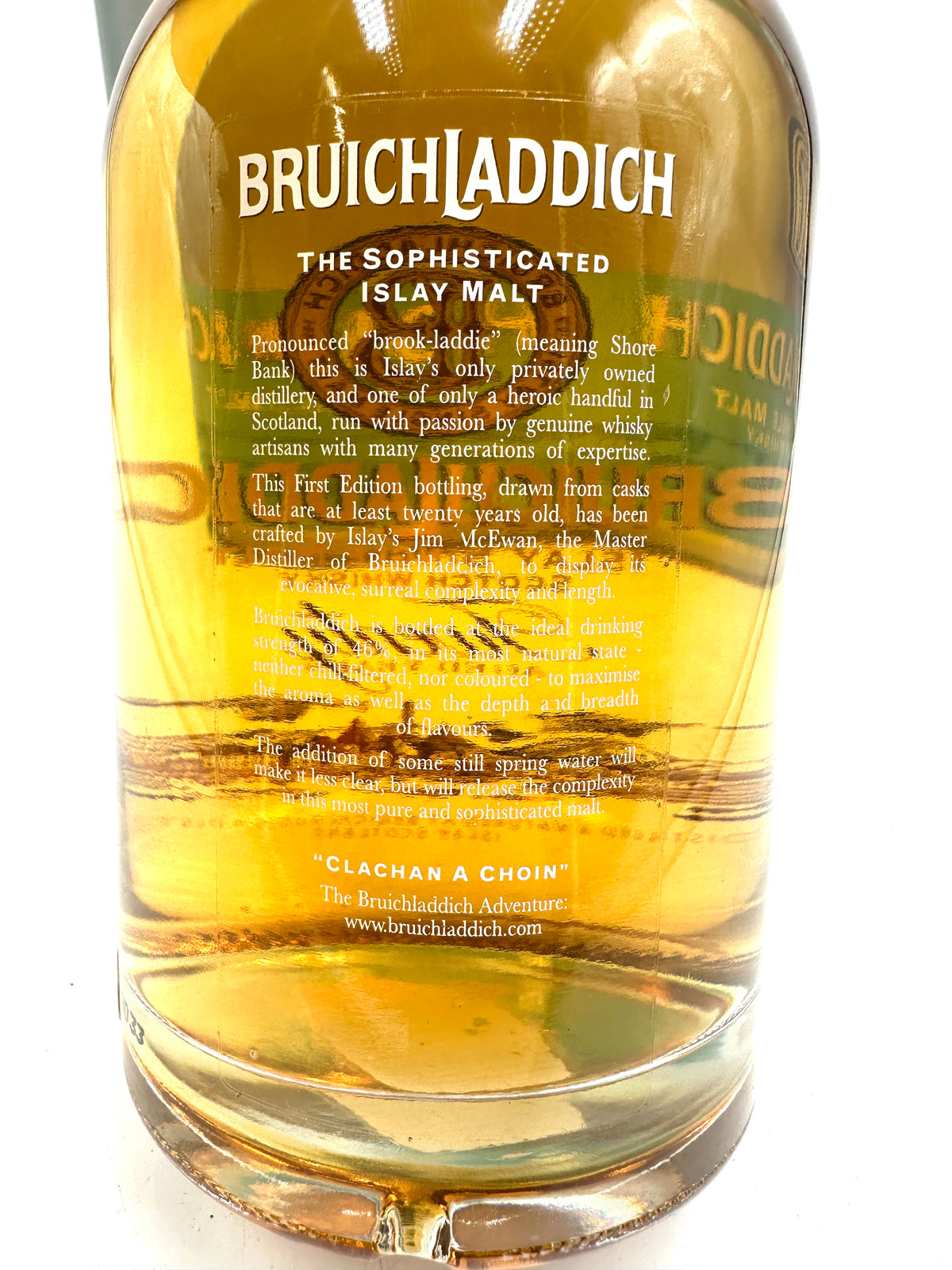 Bruichladdich - 20 Years Old Islay Single Malt Scotch Whisky - Anni 2000