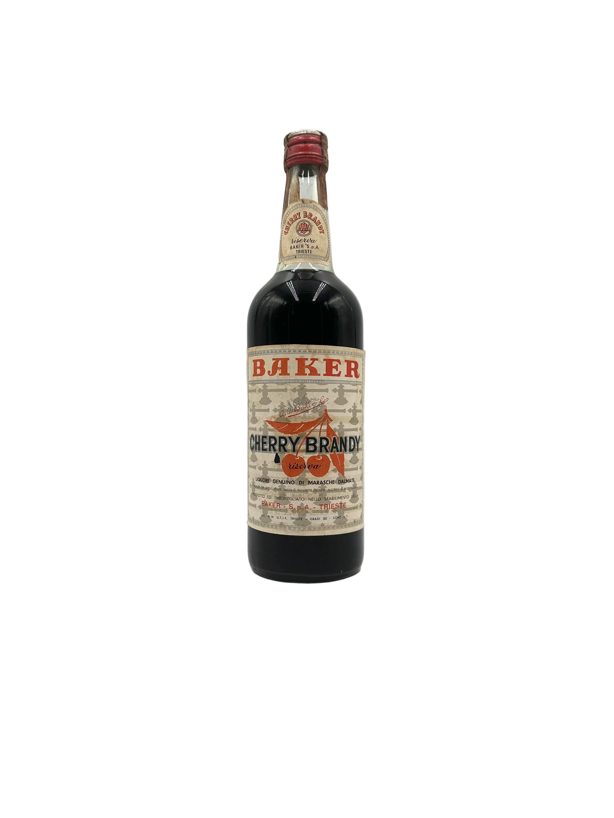 A. A. Baker - Cherry Brandy Riserva - Anni 1960