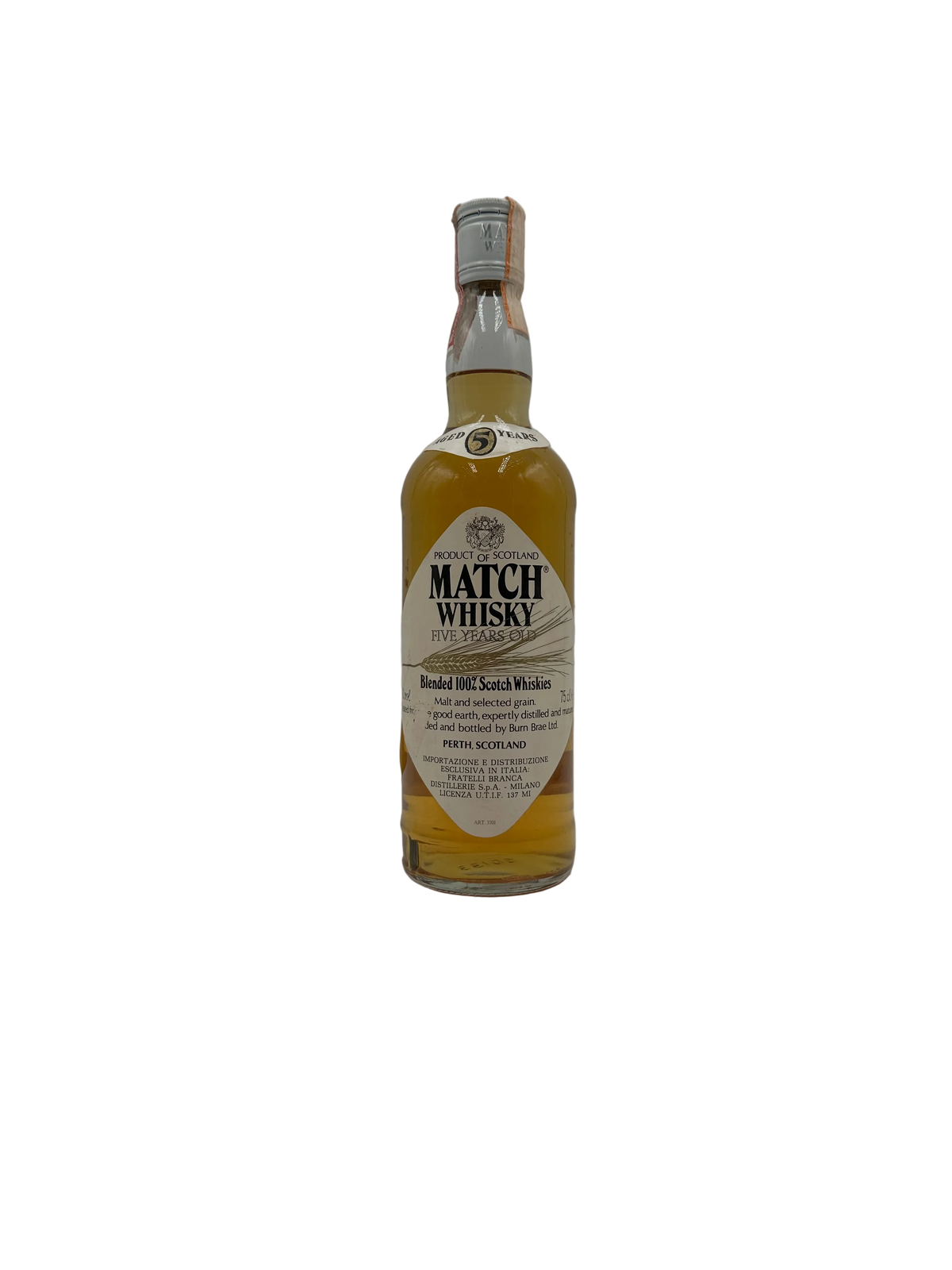 Match - 5 Years Old Blended Scotch Whisky - Anni 1980