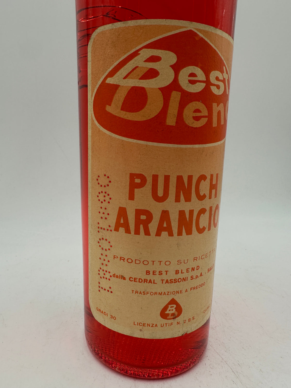 Cedral Tassoni - Best Blend Punch Arancio - Sigillo Stella Anni 1950