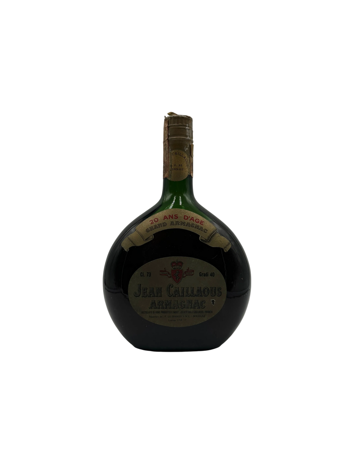 Jean Caillaous - Grand Armagnac 20 Ans d'Age - Anni 1960