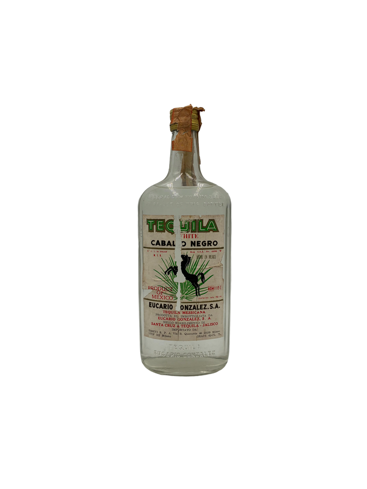 Caballo Negro - Tequila White - Anni '70s - 0,75L 42%