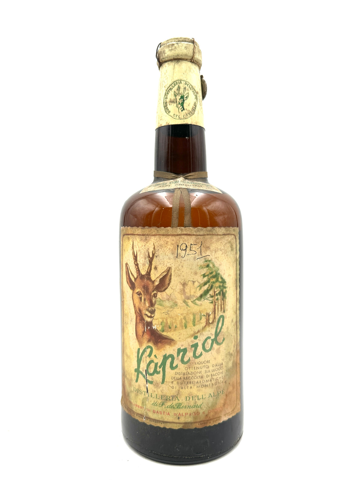 Distilleria dell'Alpe - Kapriol - 1L 45% - Star Seal '50s
